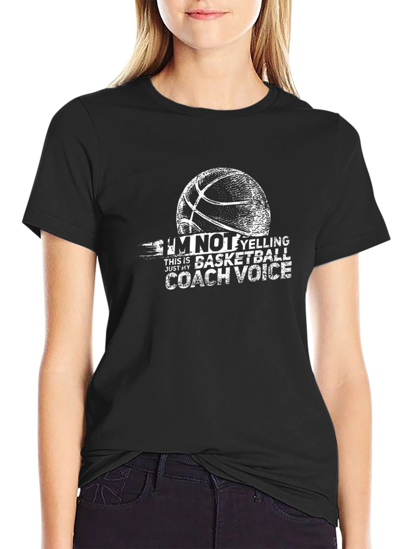 Basketball Coach Voice T-Shirt - Novelty Tee