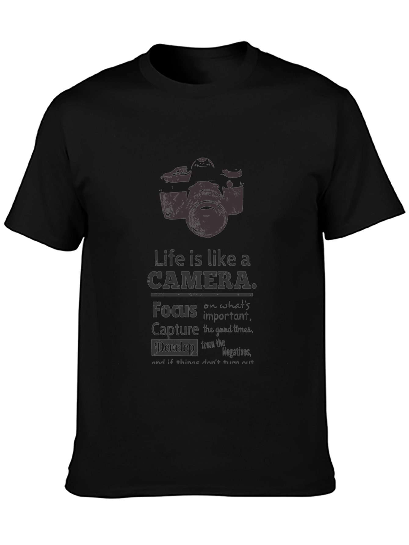 Life is Like a Camera Graphic Tee