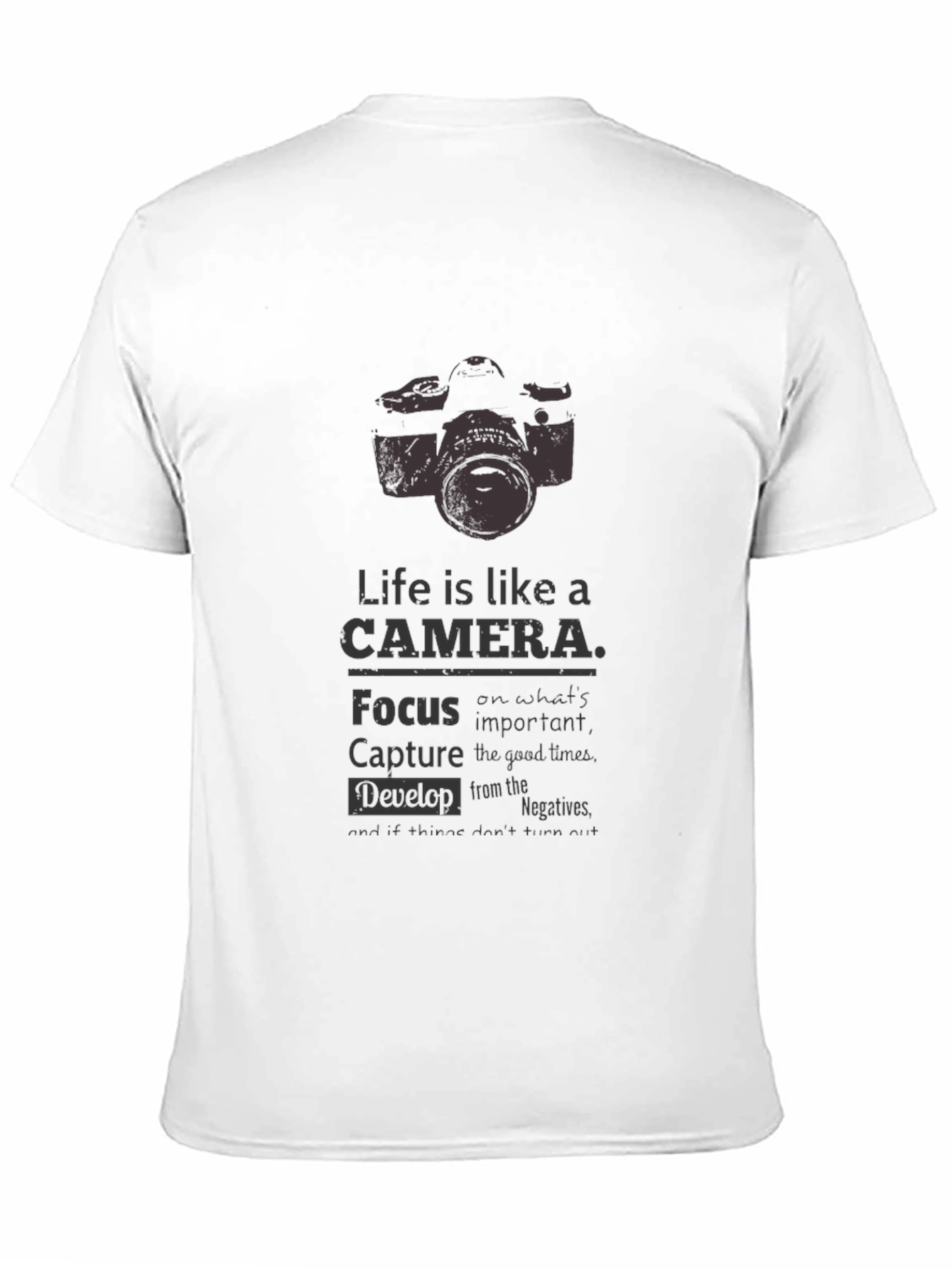 Life is Like a Camera Graphic Tee