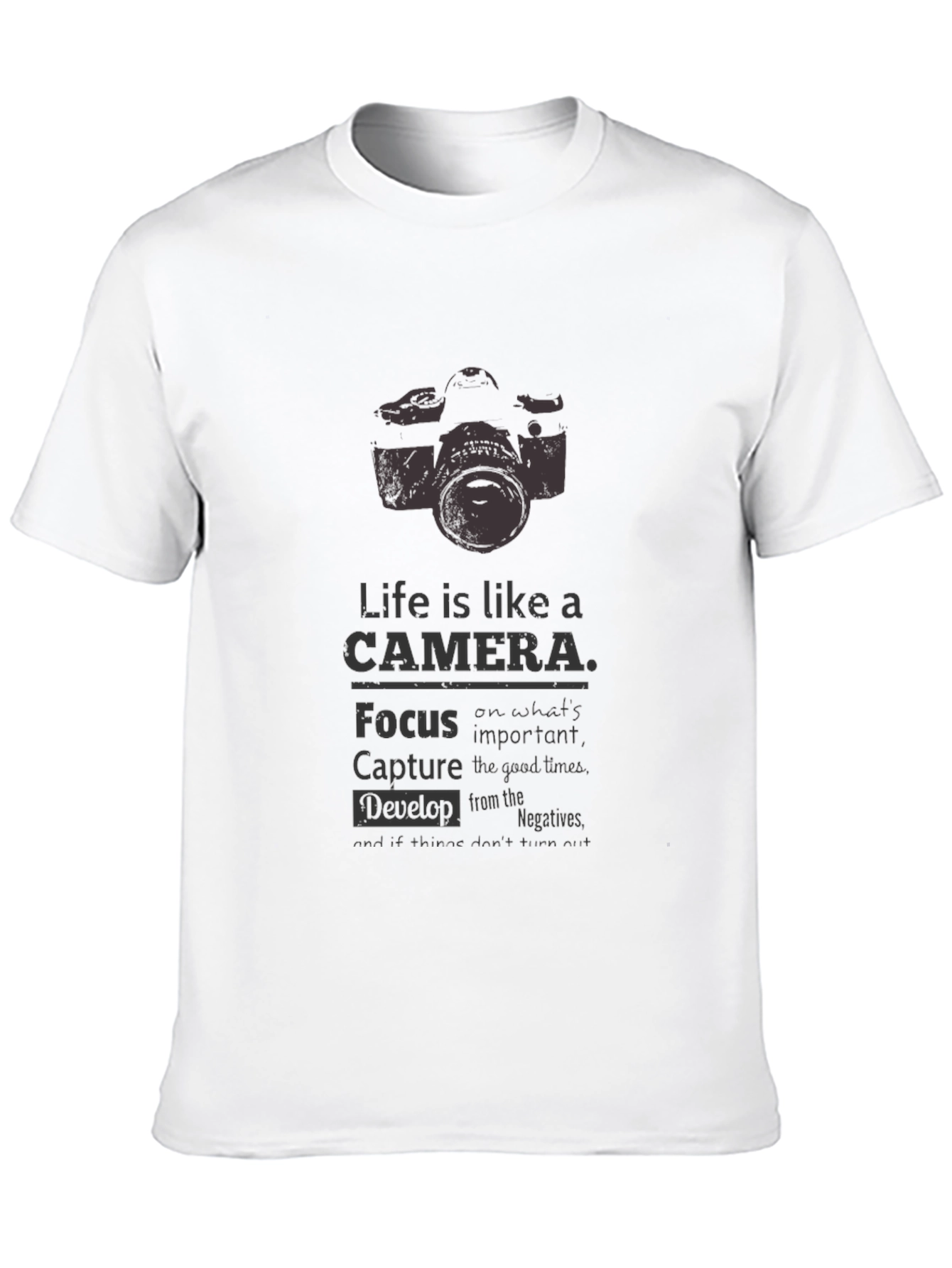 Life is Like a Camera Graphic Tee