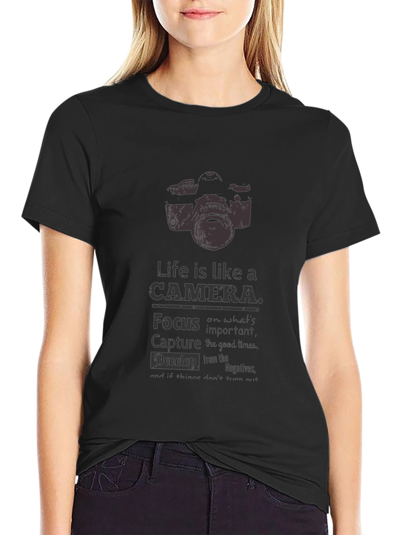 Life is Like a Camera Graphic Tee