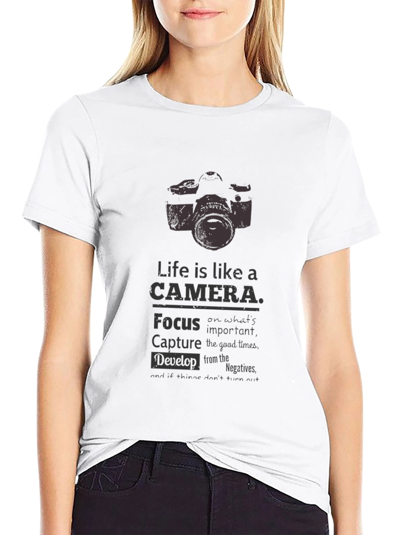 Life is Like a Camera Graphic Tee