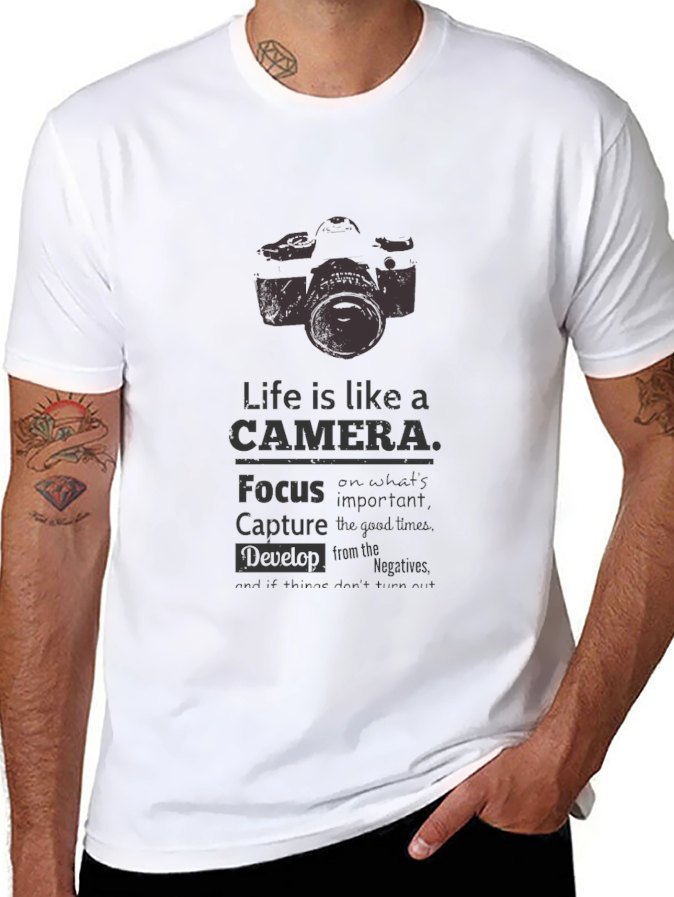 Life is Like a Camera Graphic Tee