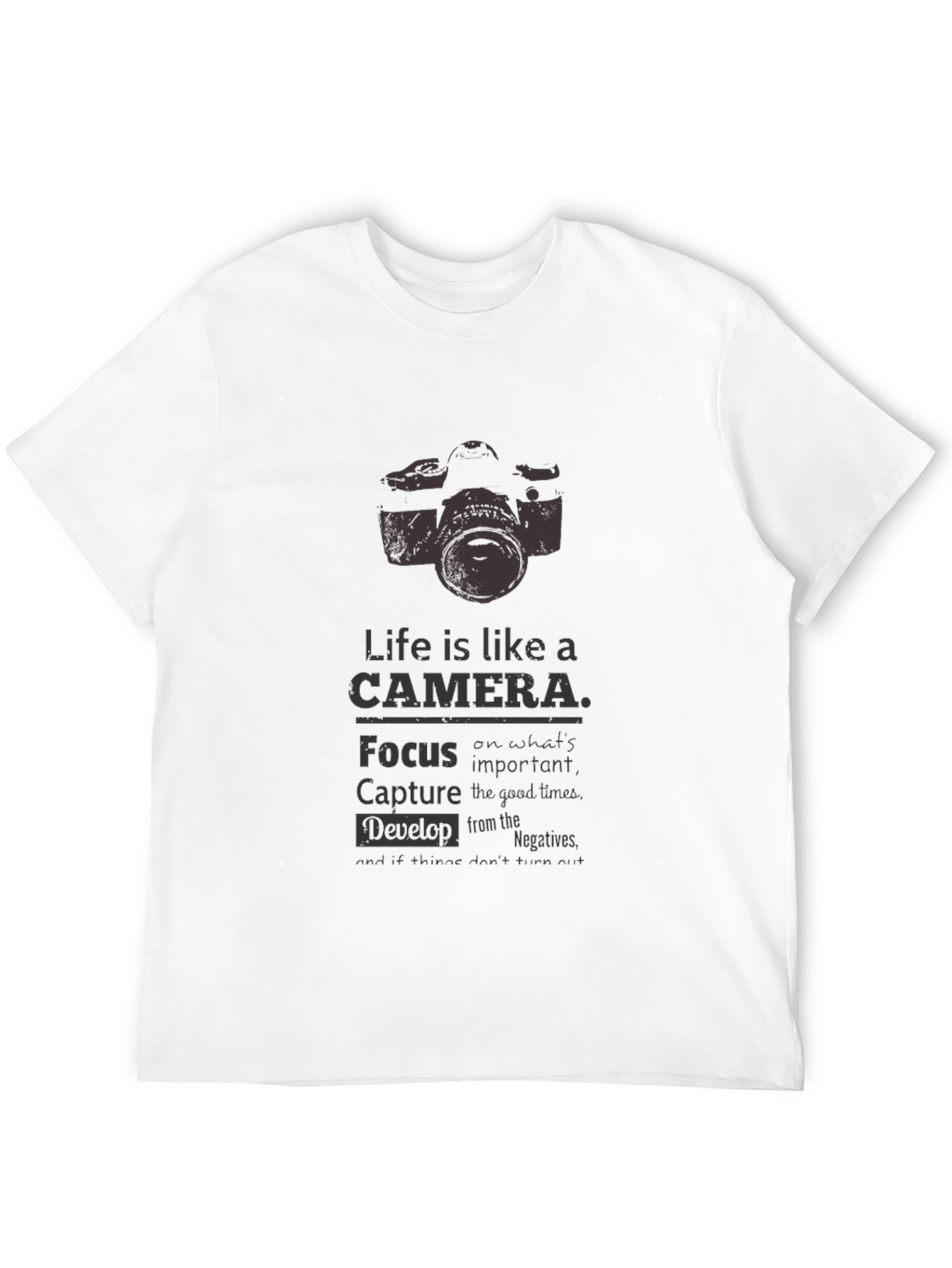 Life is Like a Camera Graphic Tee