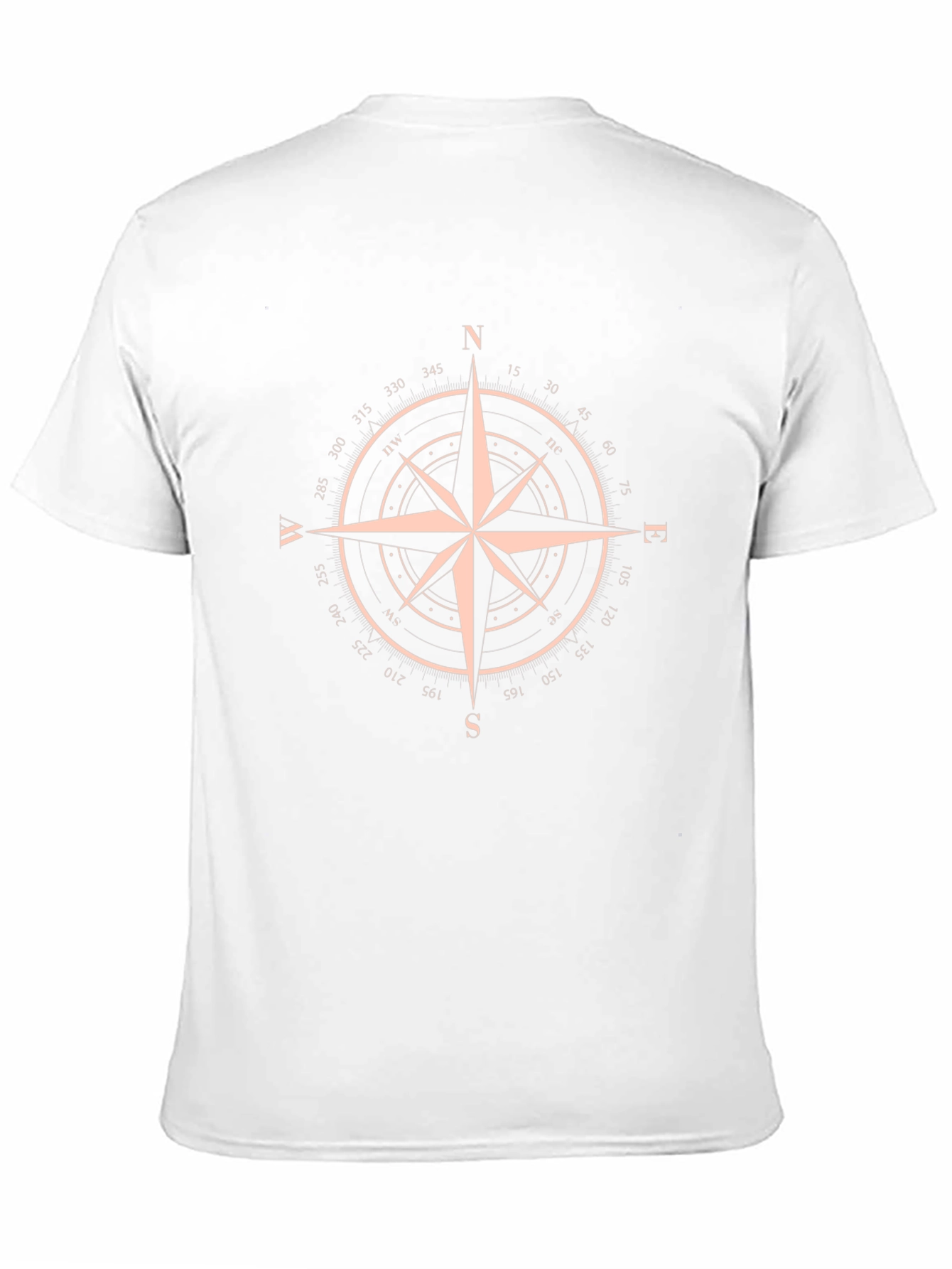 Compass Graphic Mens Black T-Shirt