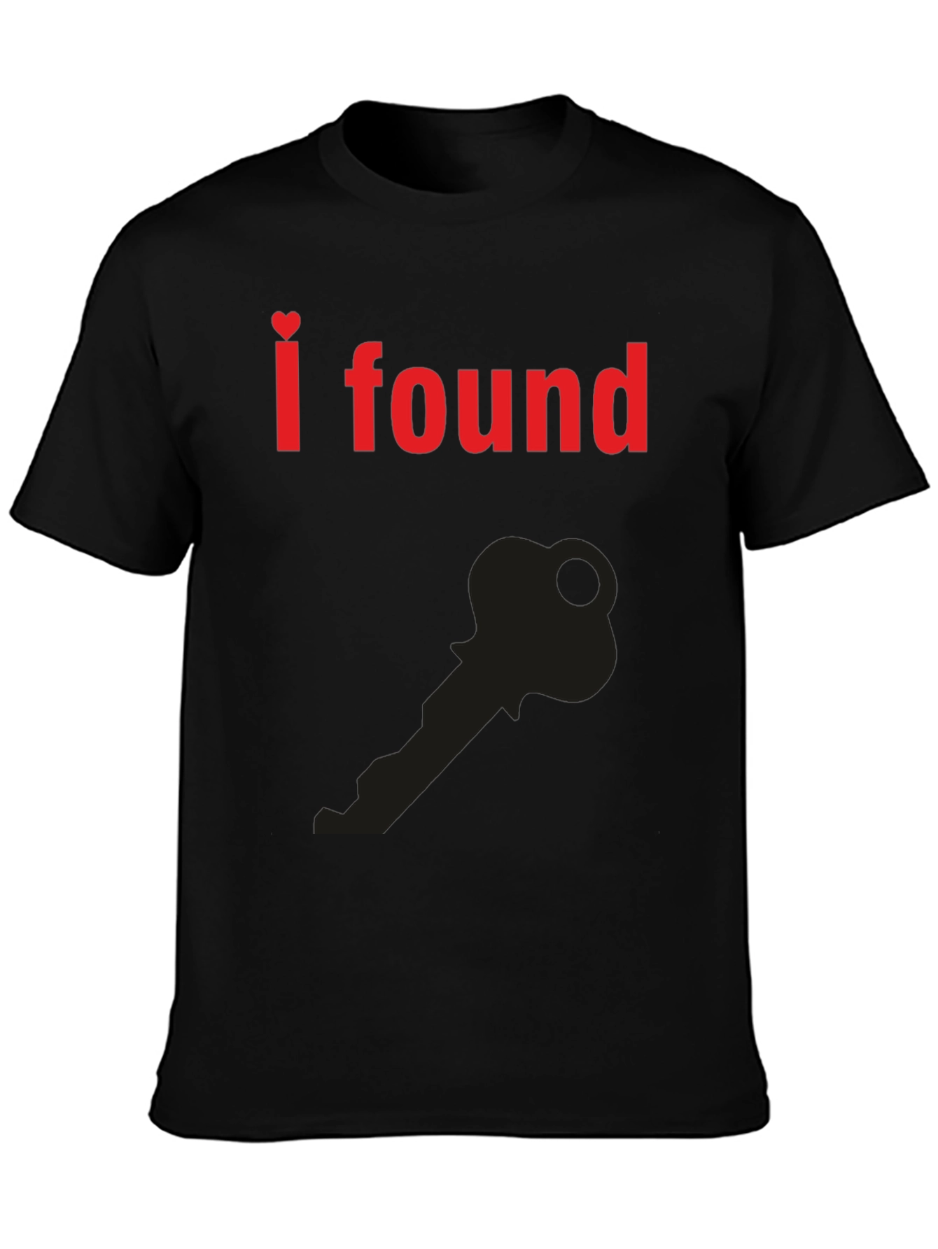 I Found the Key T-Shirt - Heart Graphic