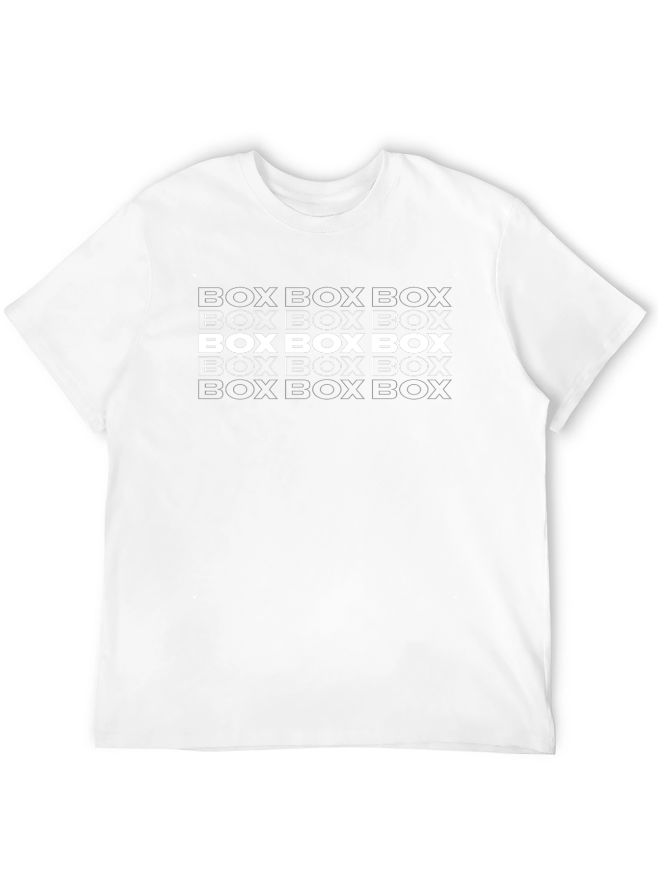 Graphic Tee - Box Design - Black