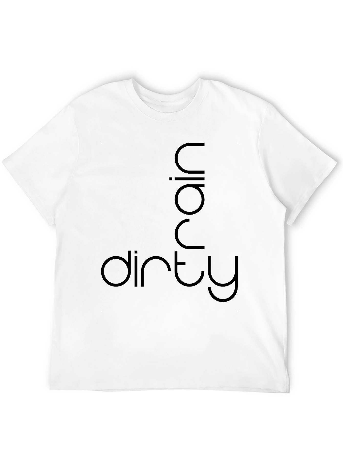 Dirty Rain Graphic Tee - Mens Black T-Shirt