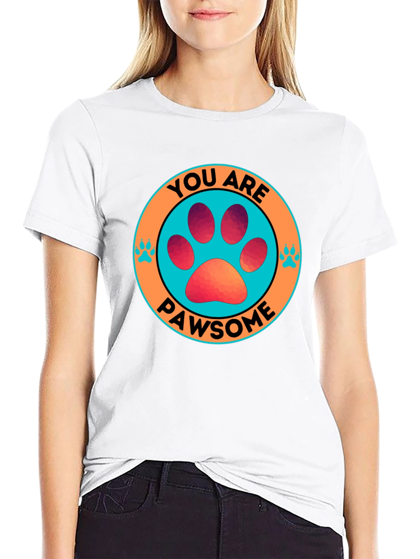 Pawsome Graphic Tee - Dog Lover T-Shirt