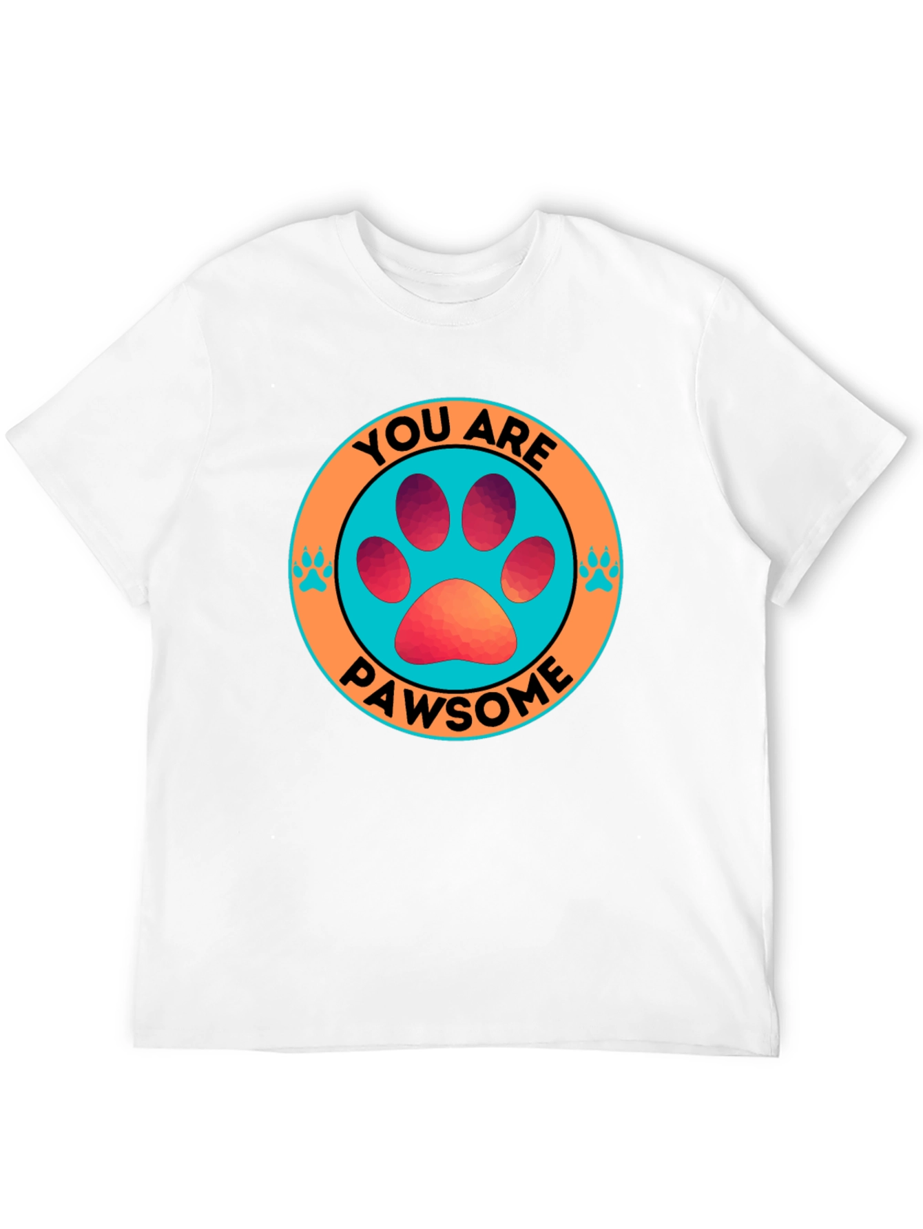 Pawsome Graphic Tee - Dog Lover T-Shirt