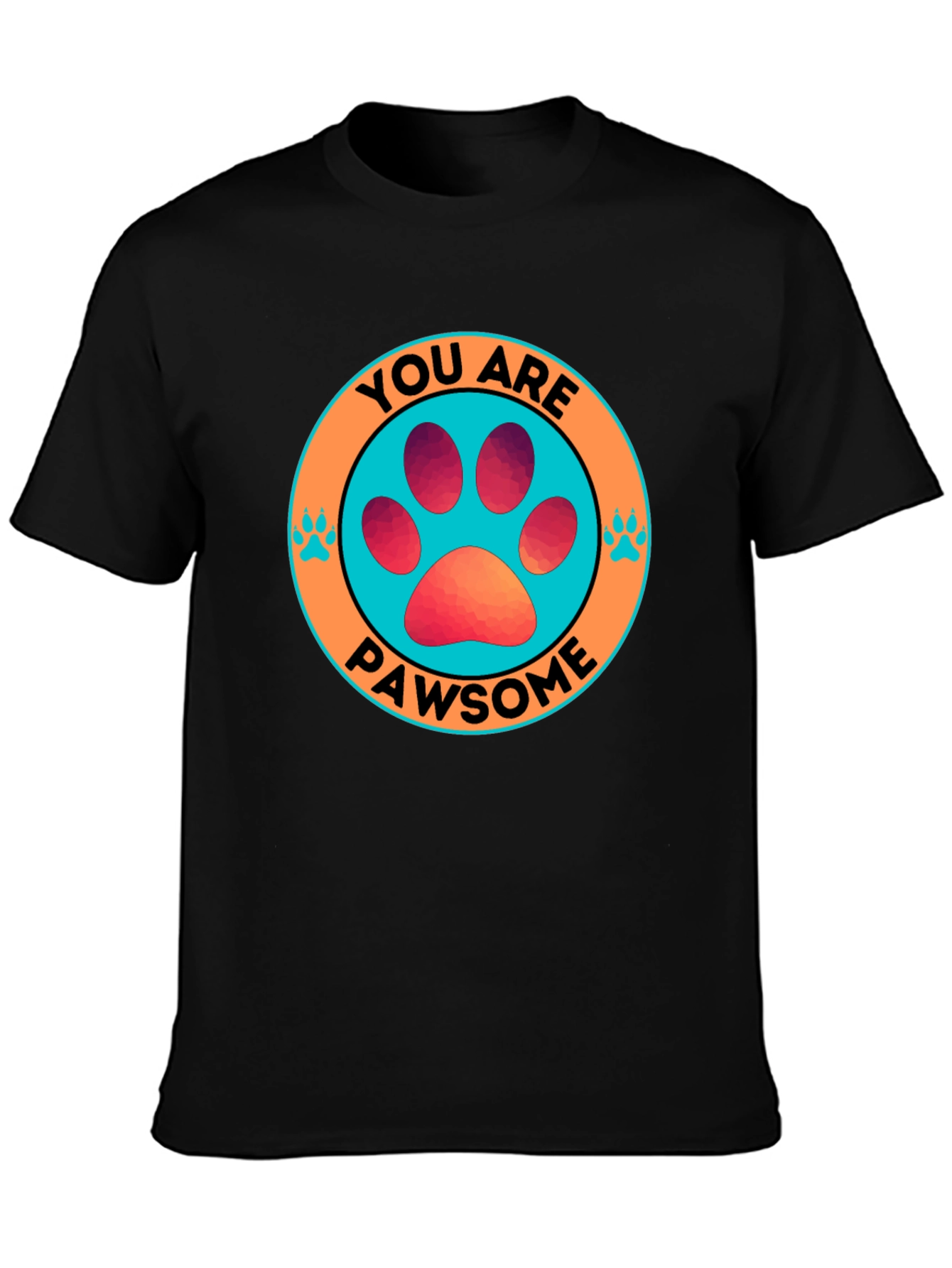 Pawsome Graphic Tee - Dog Lover T-Shirt