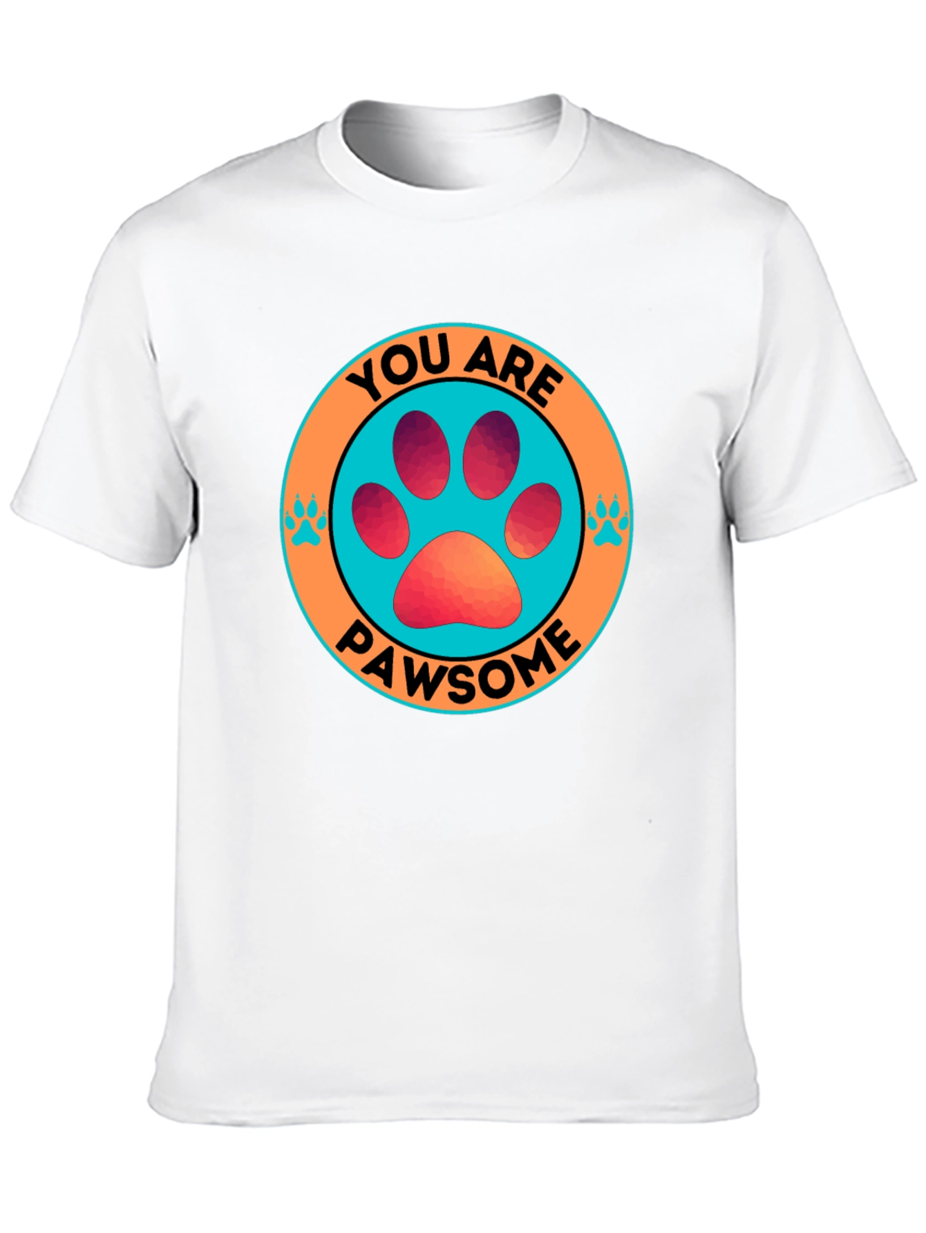 Pawsome Graphic Tee - Dog Lover T-Shirt