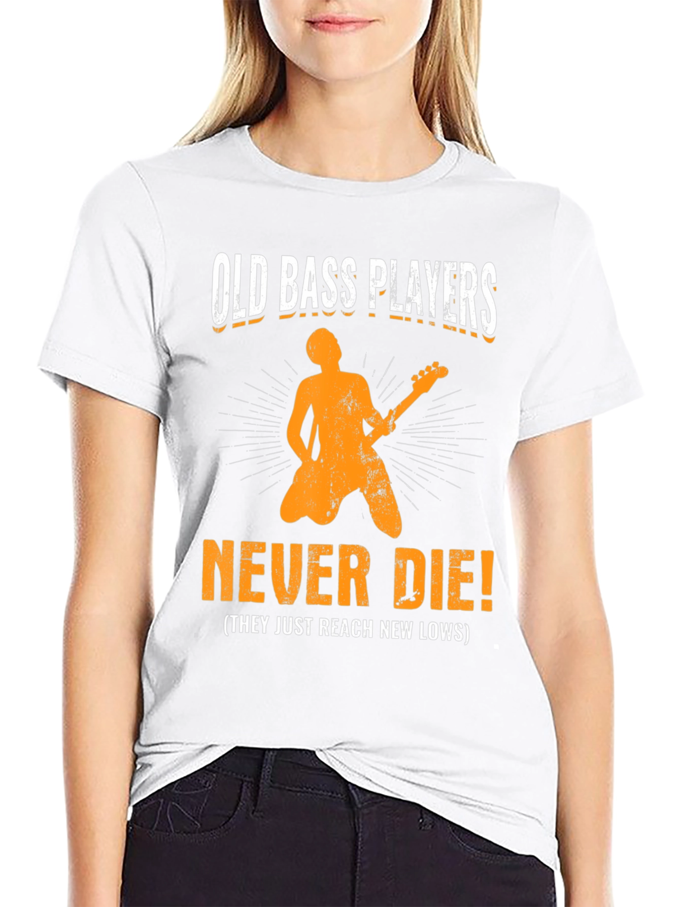 Old Bass Players Never Die T-Shirt