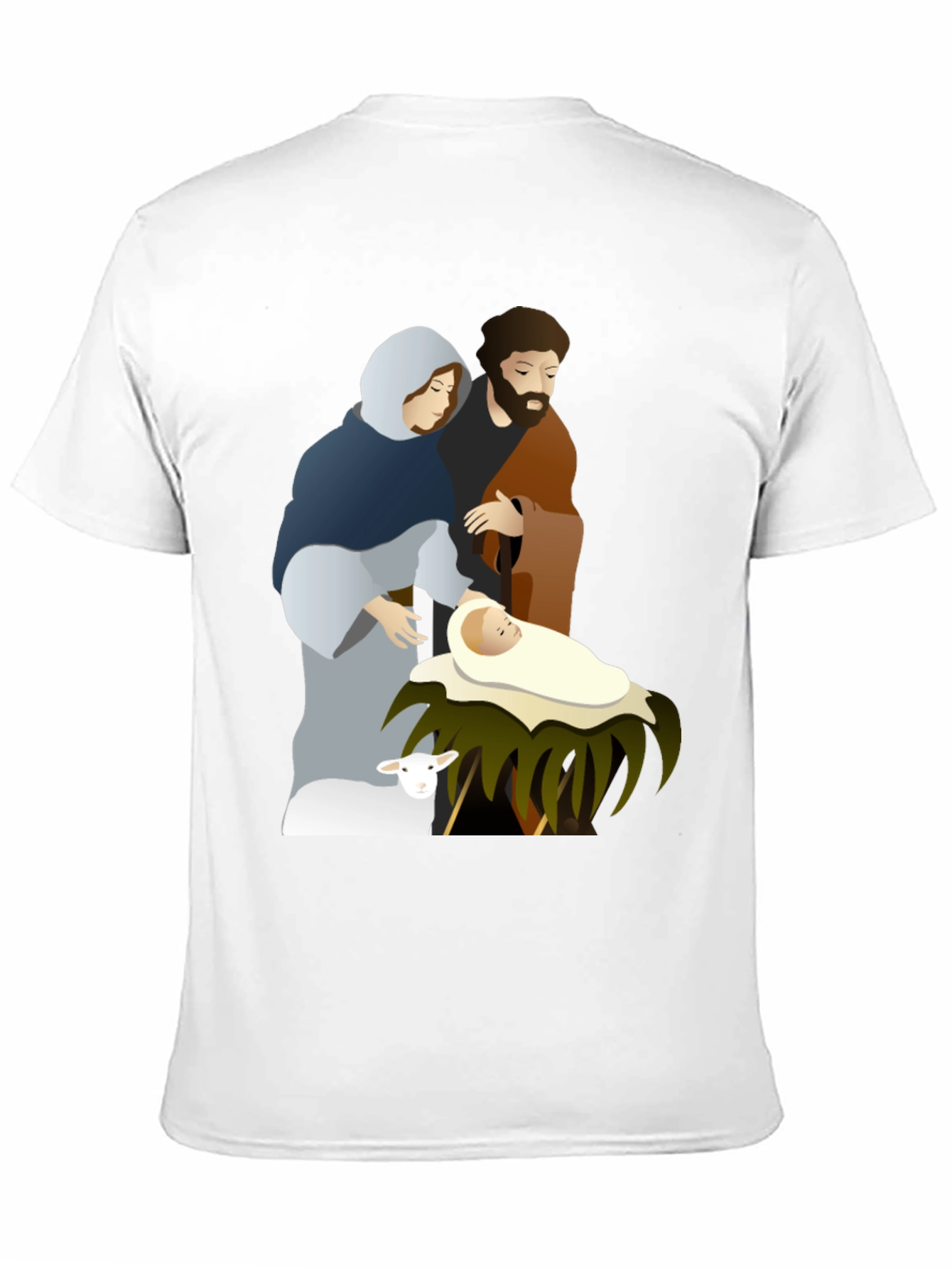 Nativity Scene Graphic Tee - Classic Holiday Shirt