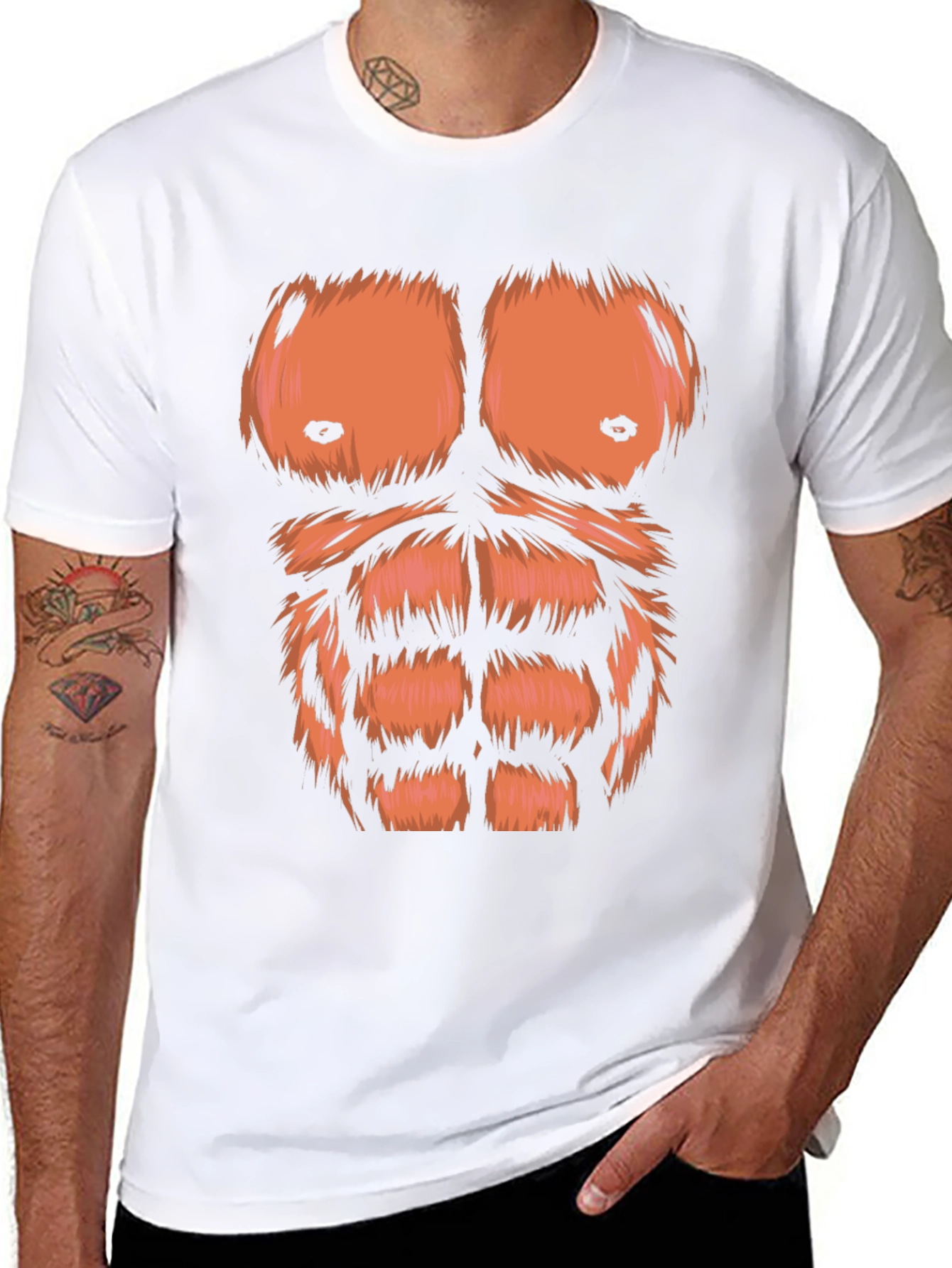Funny Gorilla Chest T-Shirt