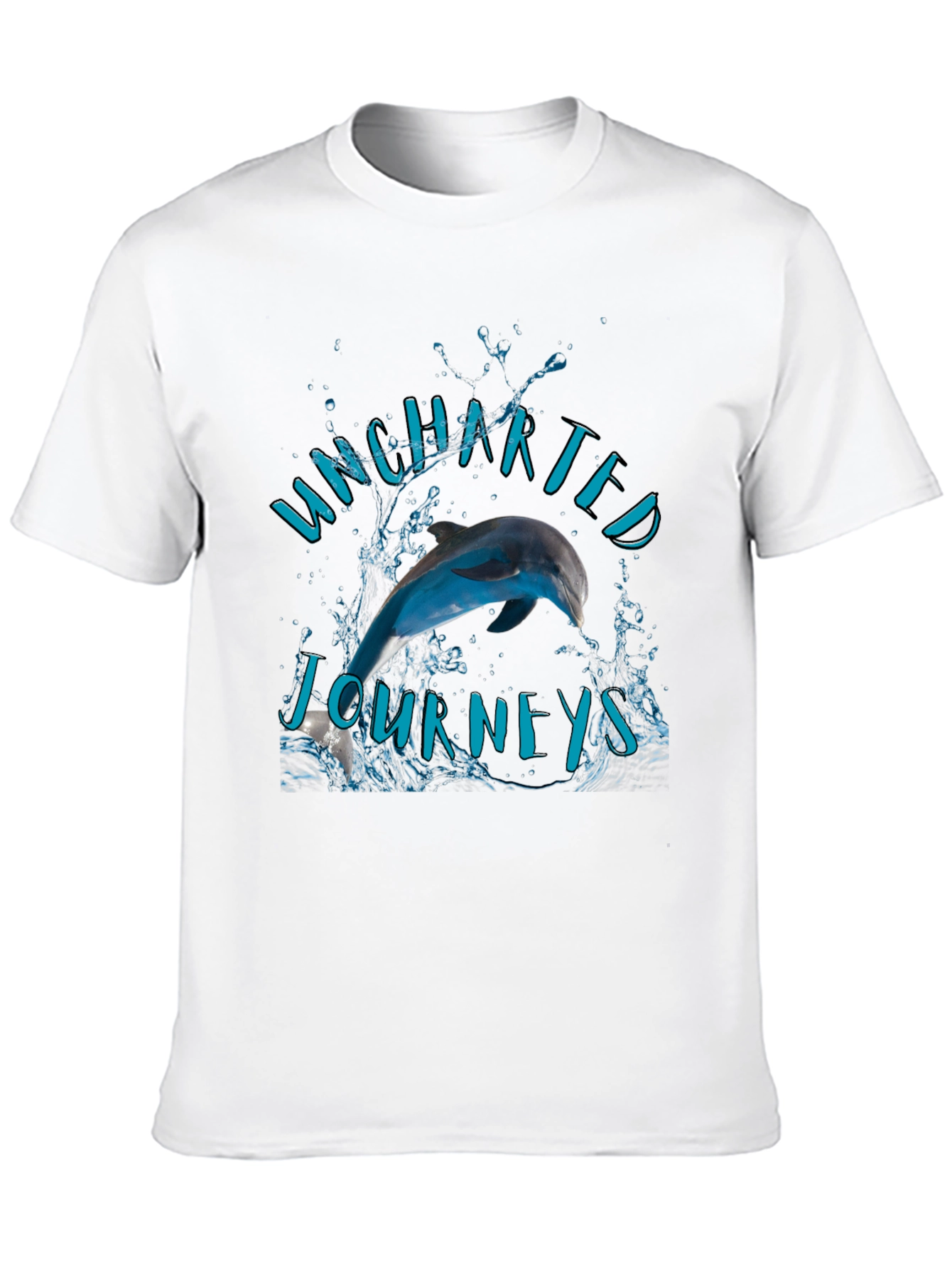 Uncharted Journeys Dolphin Graphic T-Shirt