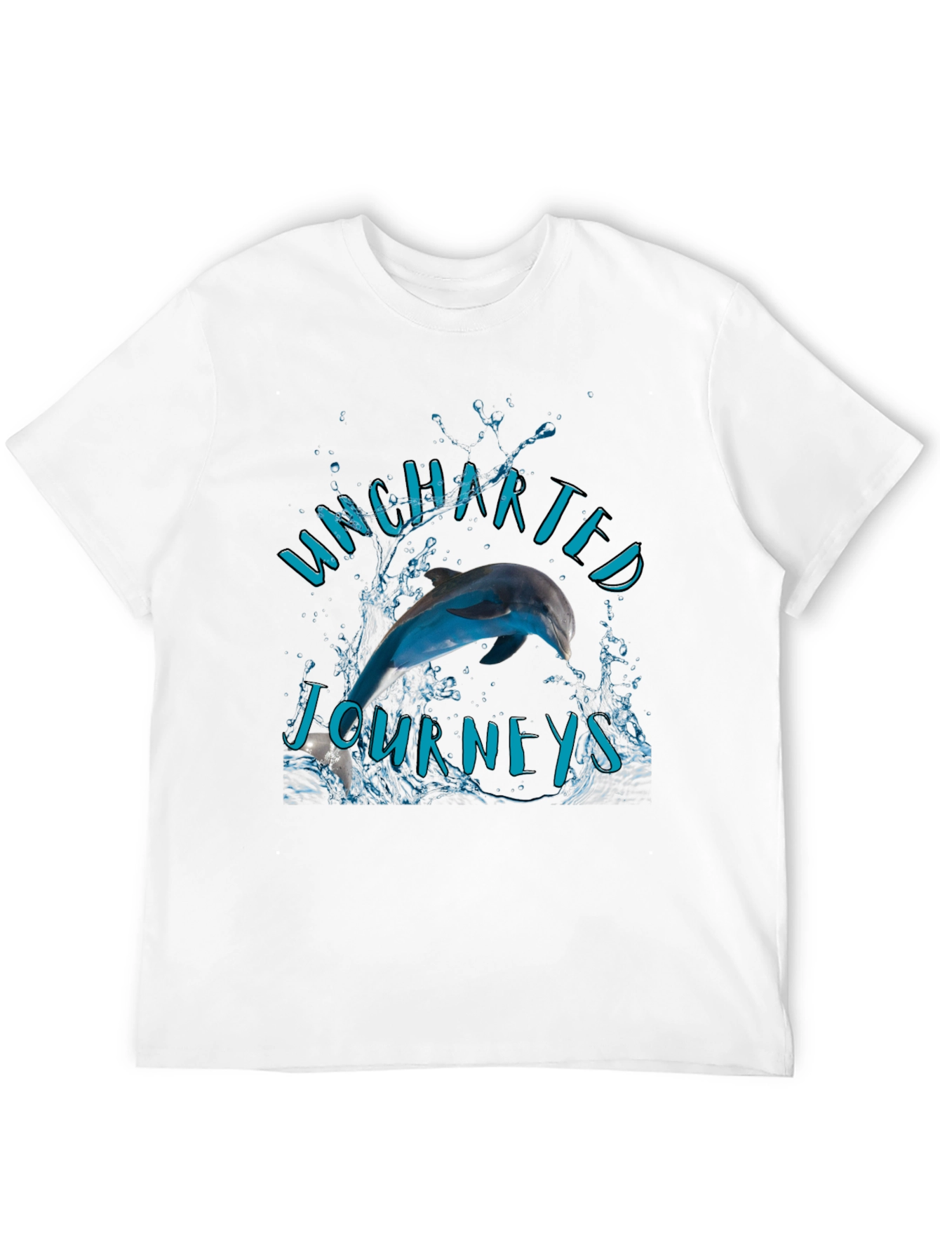 Uncharted Journeys Dolphin Graphic T-Shirt