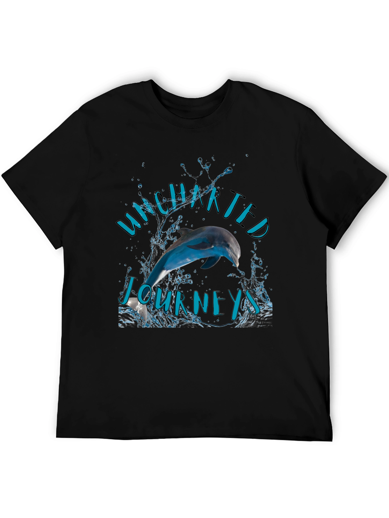 Uncharted Journeys Dolphin Graphic T-Shirt