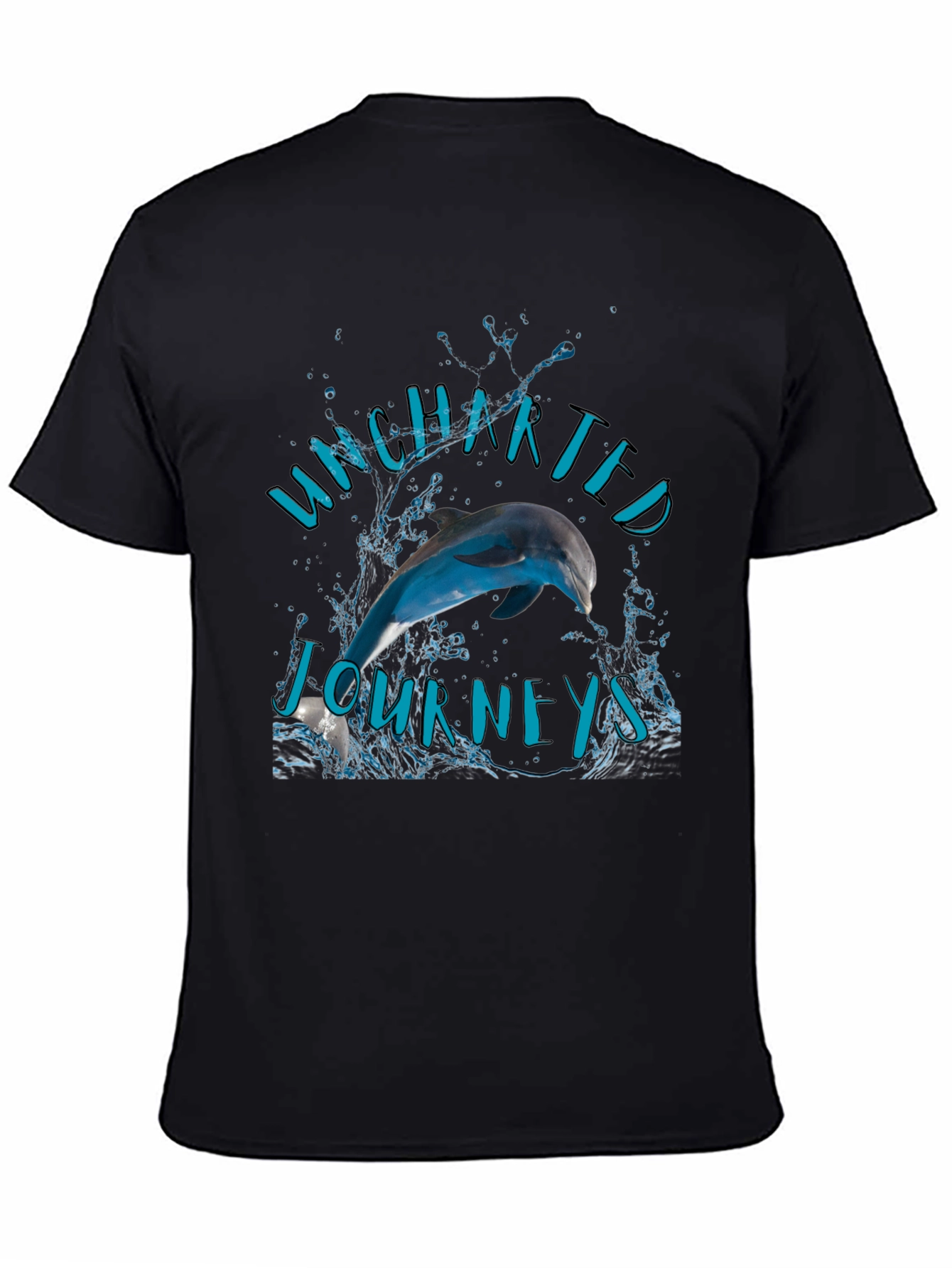 Uncharted Journeys Dolphin Graphic T-Shirt