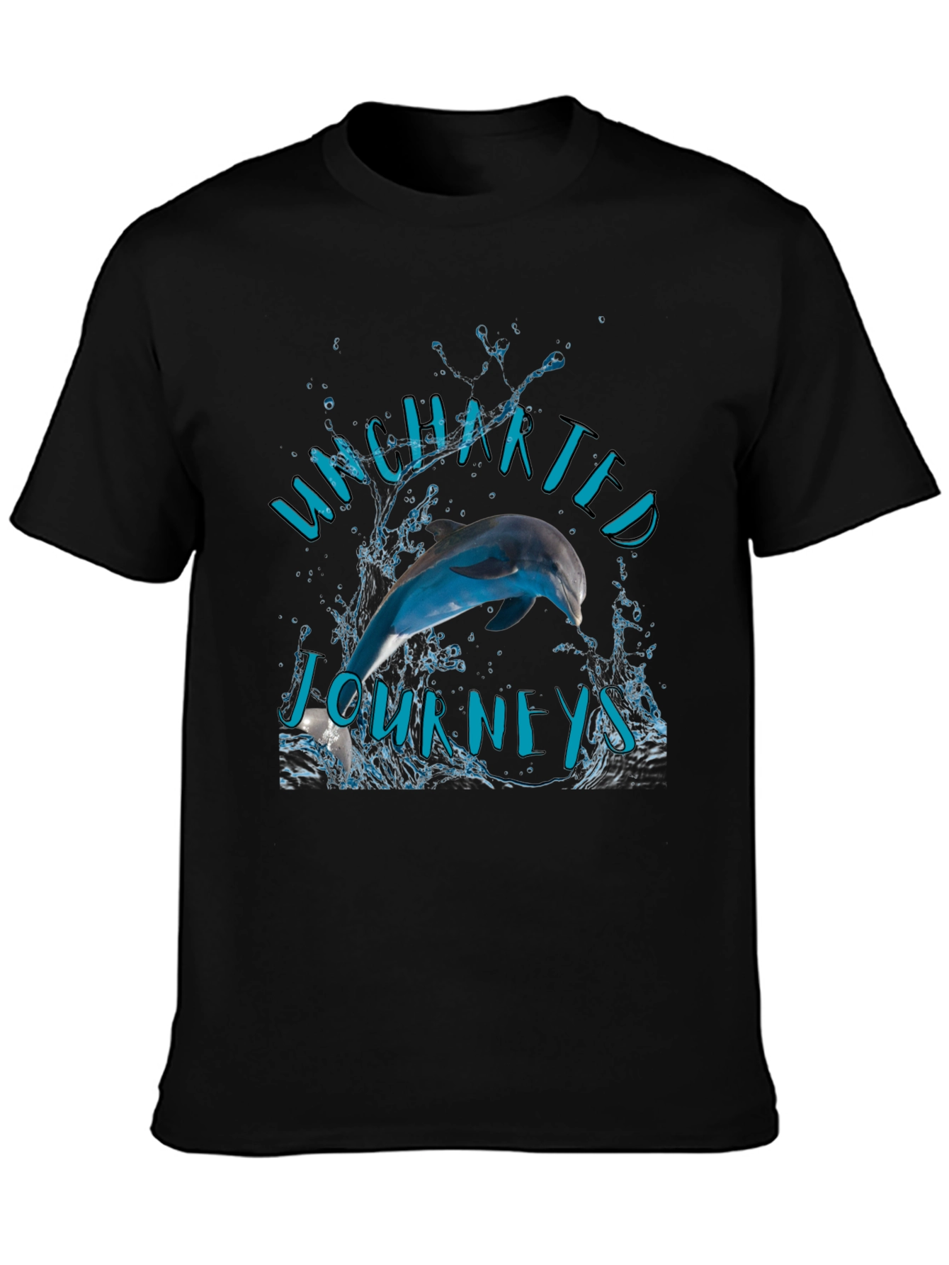 Uncharted Journeys Dolphin Graphic T-Shirt