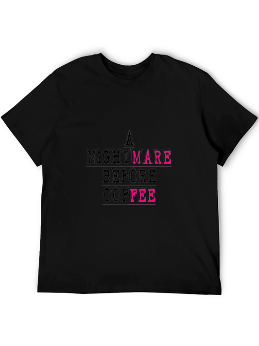 A Nightmare Before Coffee Graphic Tee