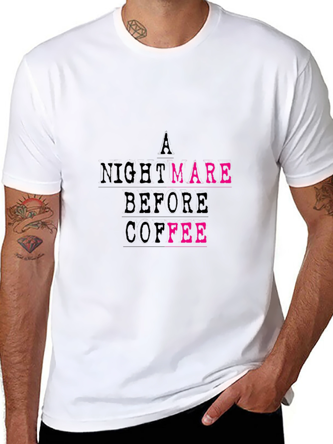 A Nightmare Before Coffee Graphic Tee