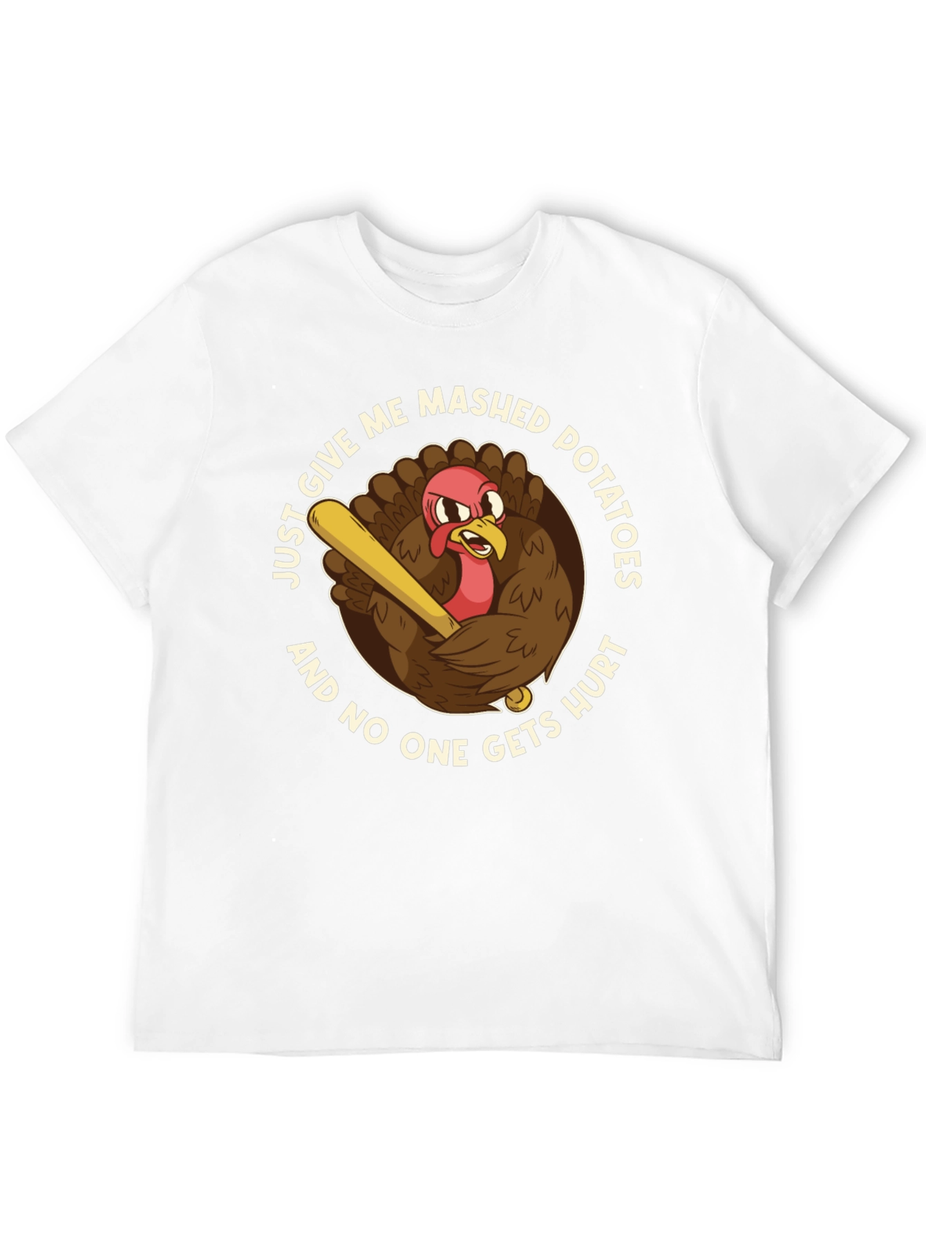 Mashed Potatoes Turkey Funny T-Shirt