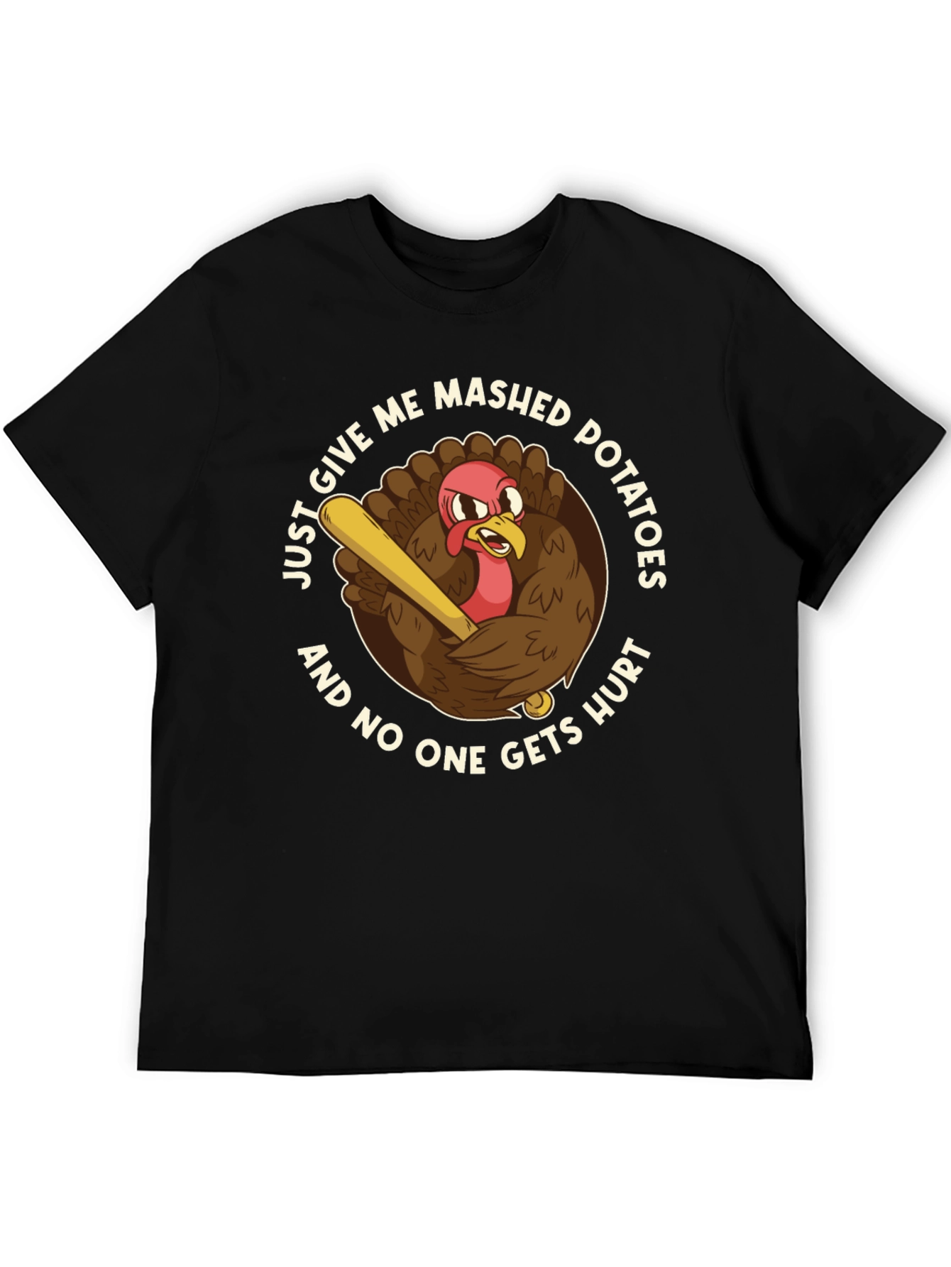 Mashed Potatoes Turkey Funny T-Shirt