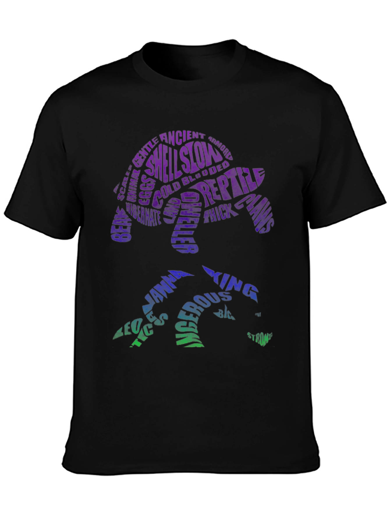 Turtle Word Art T-Shirt