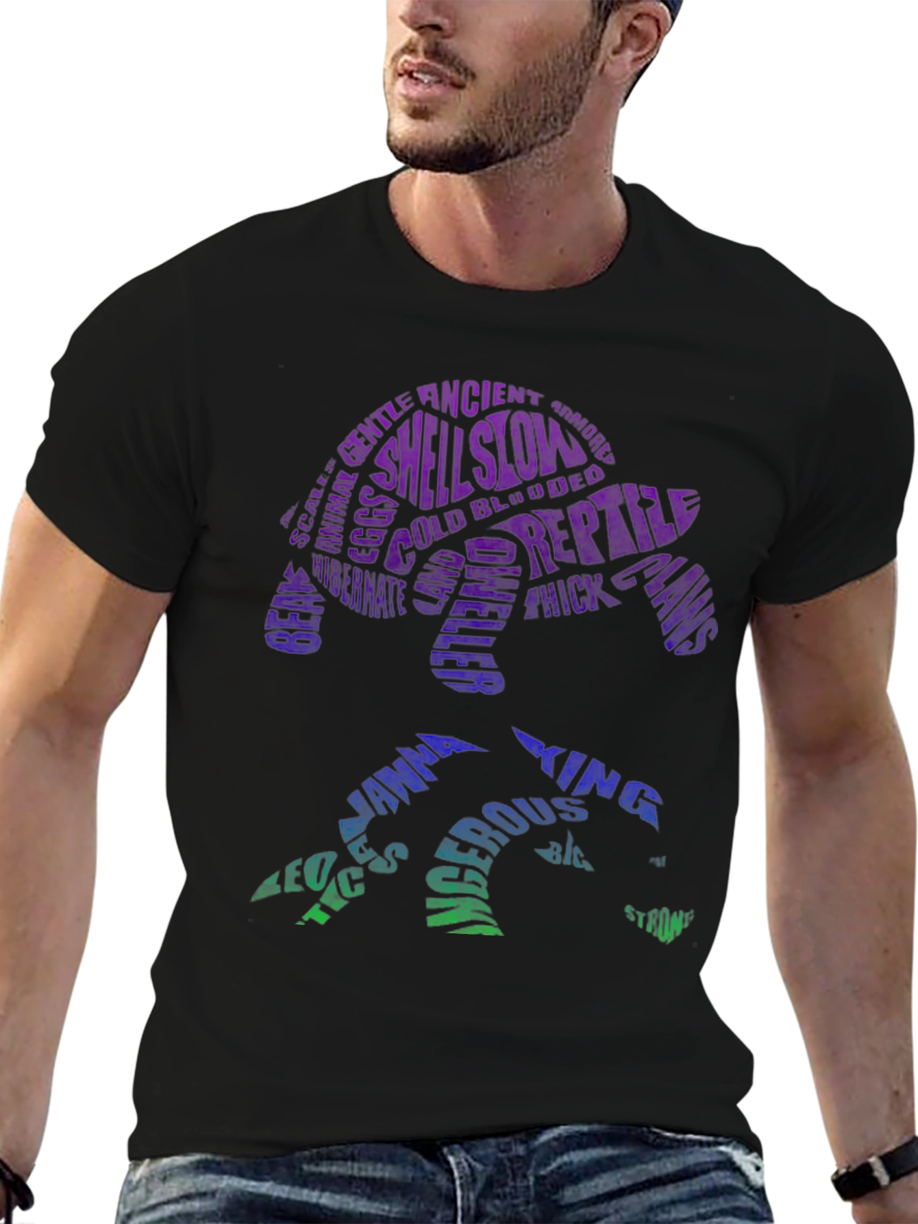 Turtle Word Art T-Shirt