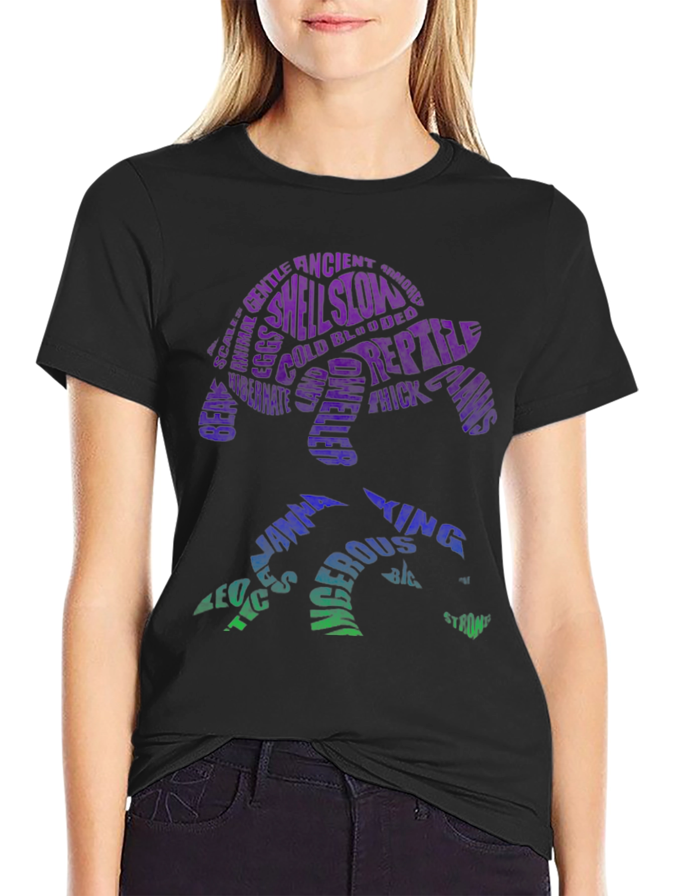 Turtle Word Art T-Shirt