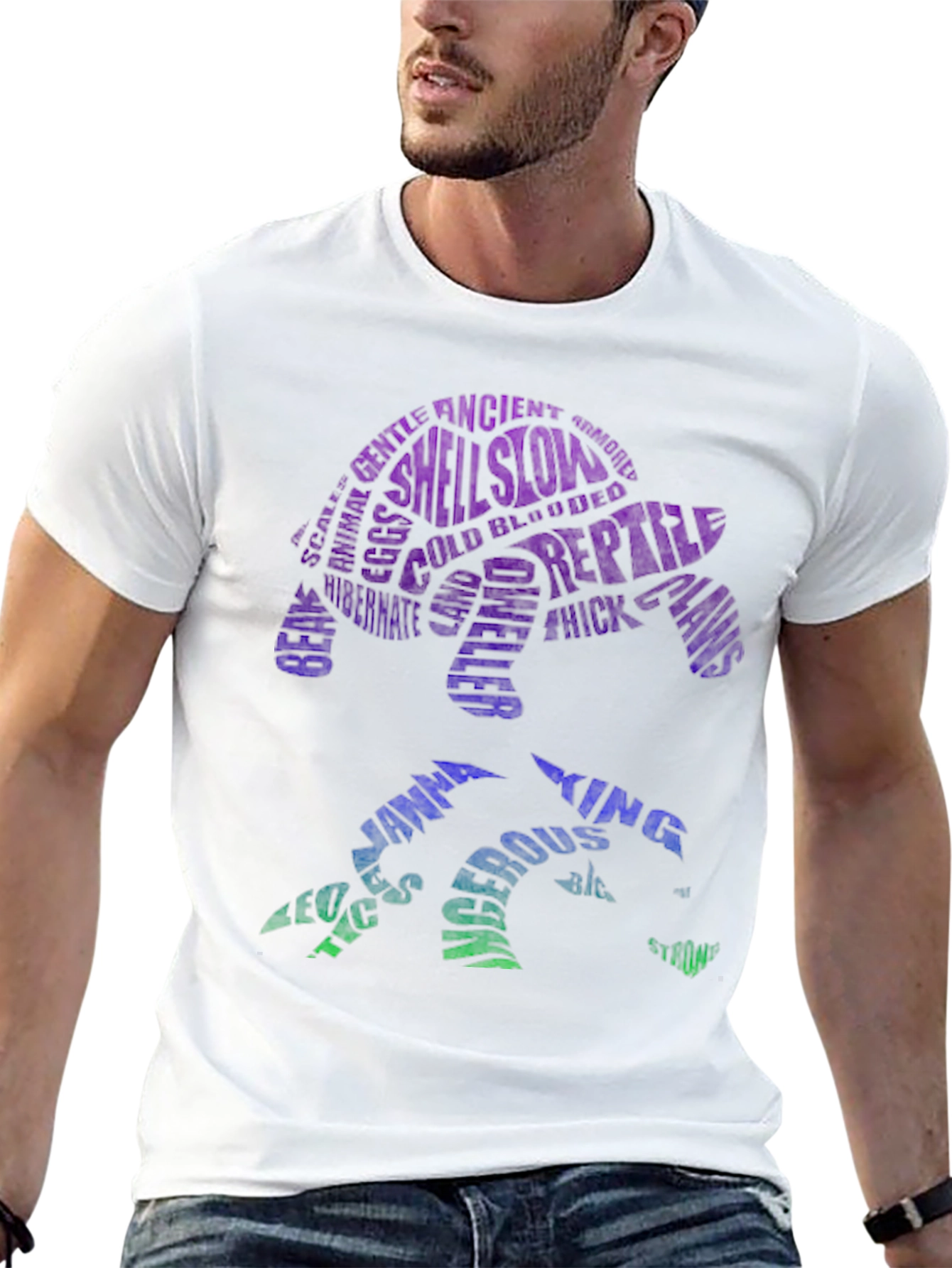 Turtle Word Art T-Shirt