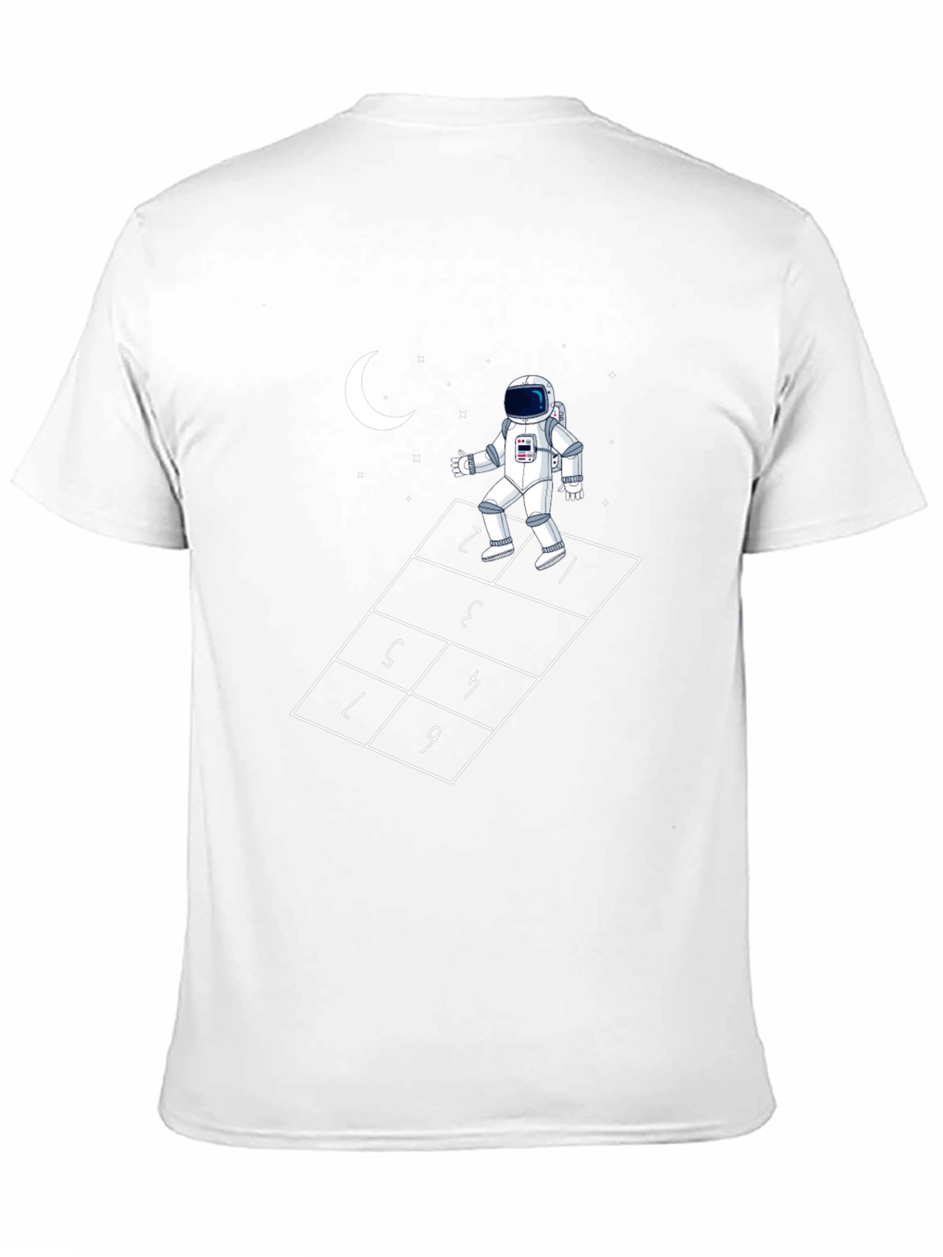 Astronaut Hopscotch Graphic Tee - Unisex