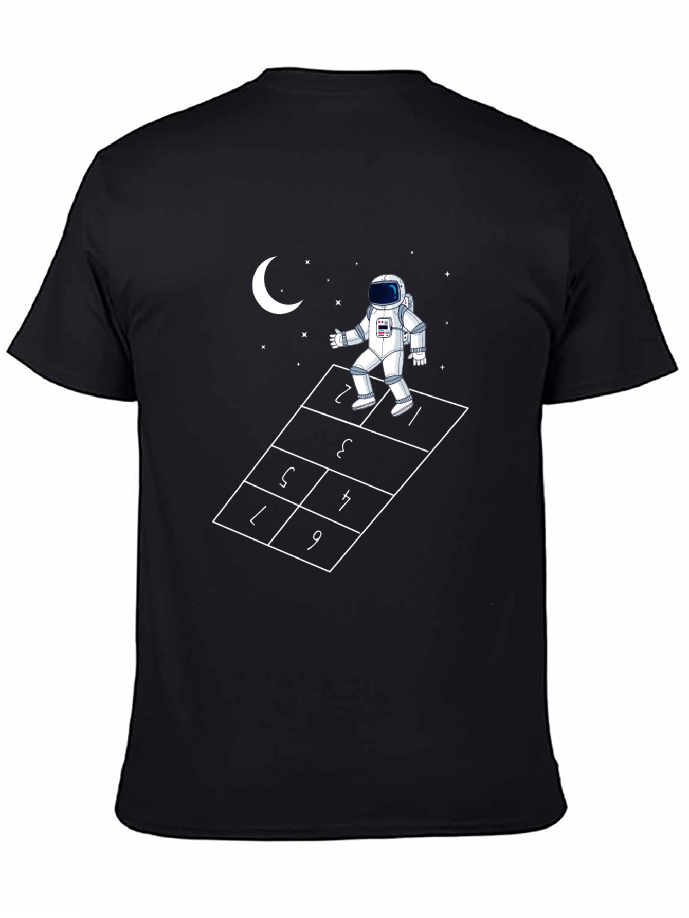 Astronaut Hopscotch Graphic Tee - Unisex