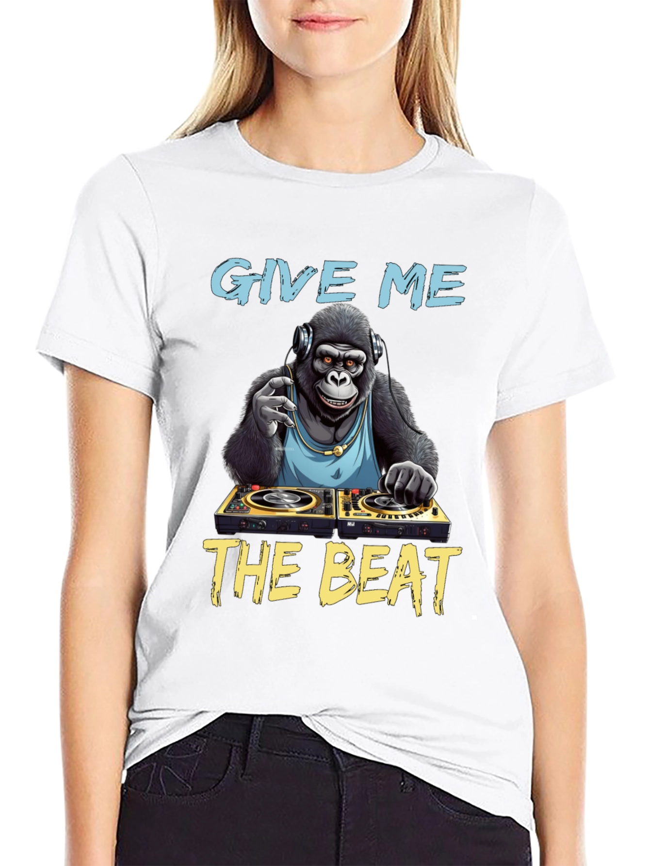 DJ Gorilla T-Shirt: Give Me The Beat!