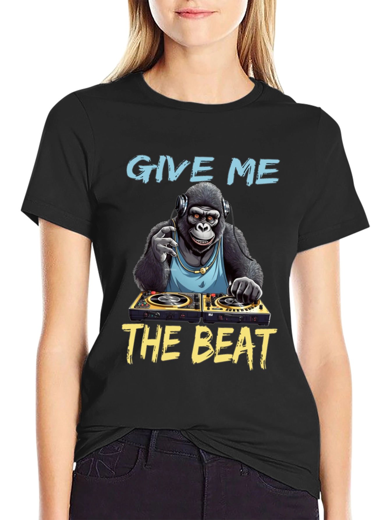 DJ Gorilla T-Shirt: Give Me The Beat!