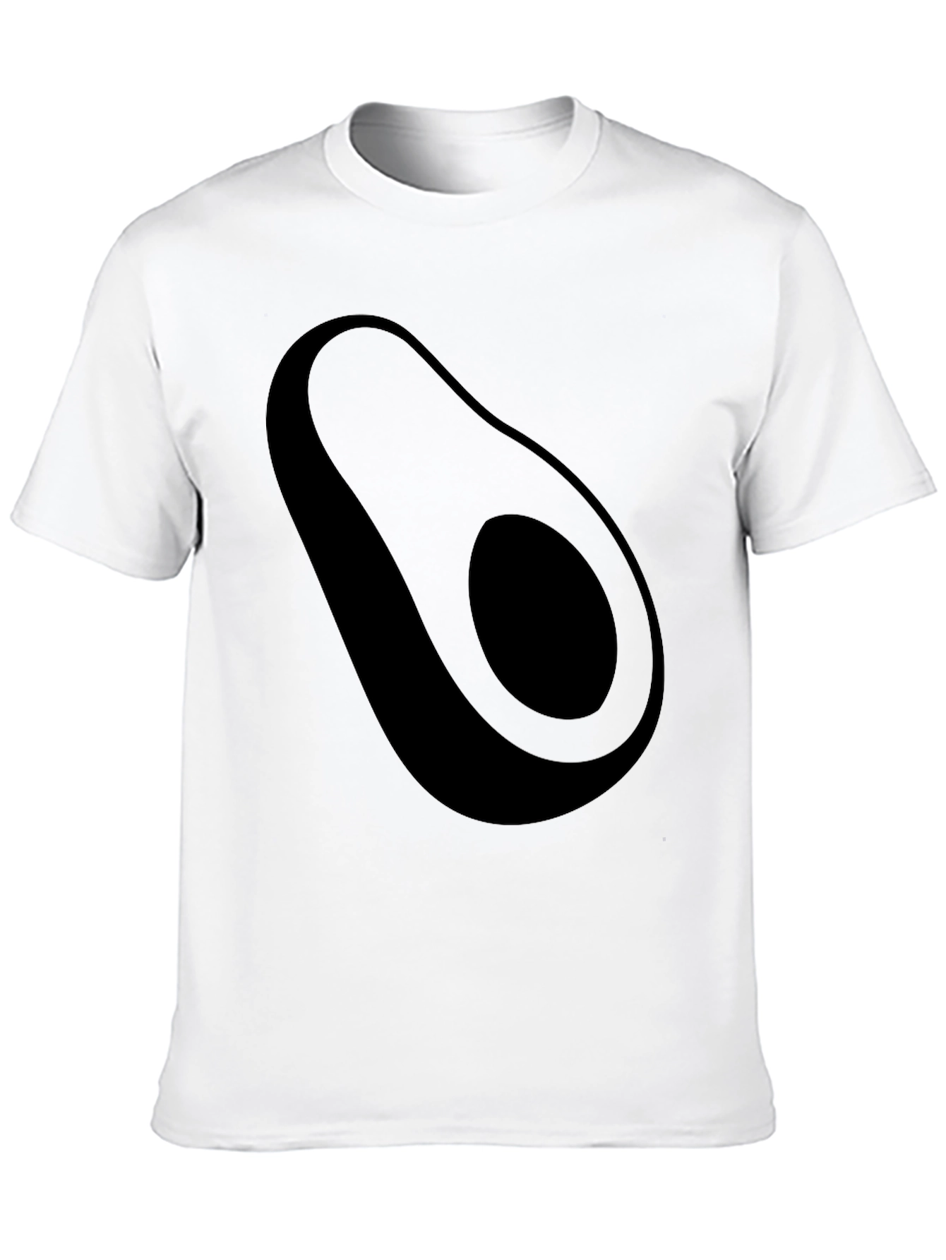 Avocado Graphic Black T-Shirt