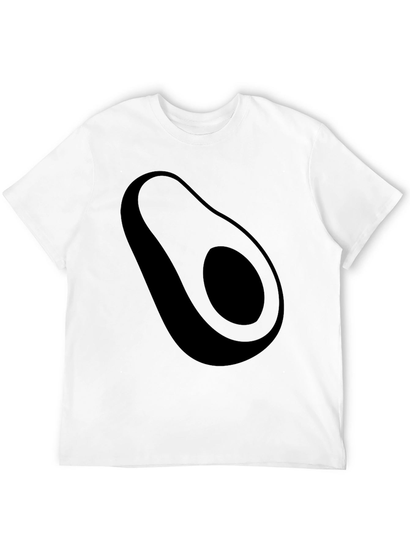 Avocado Graphic Black T-Shirt