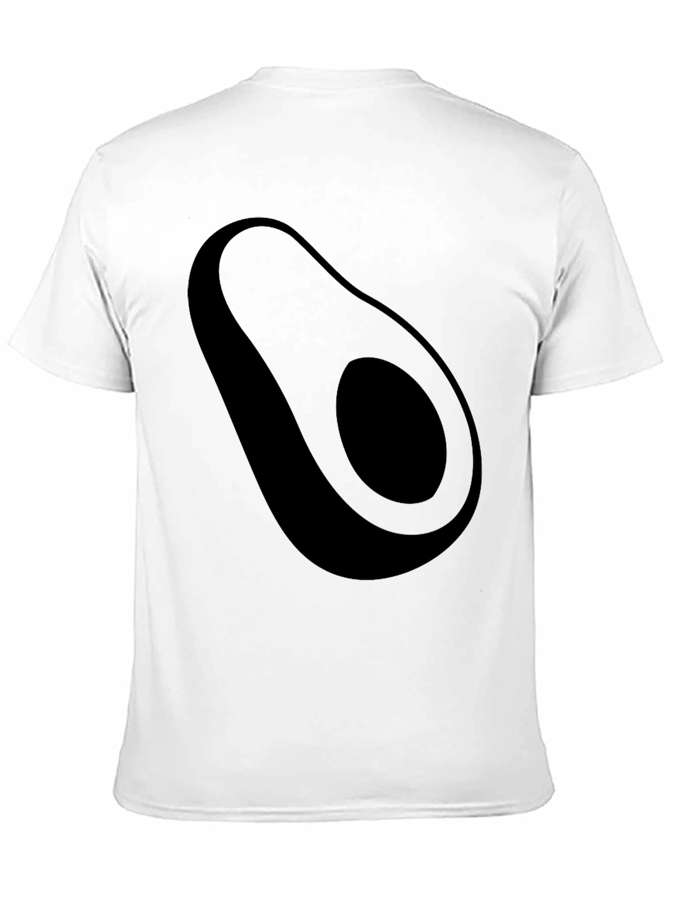 Avocado Graphic Black T-Shirt