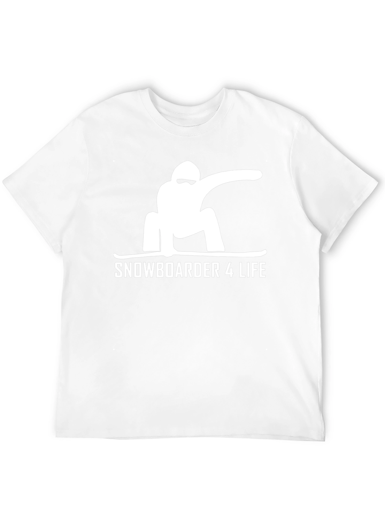 Snowboarder 4 Life Black Graphic Tee