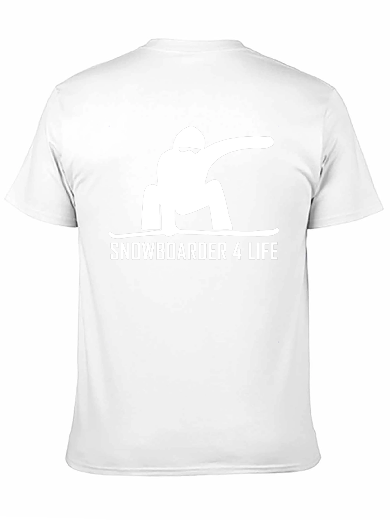 Snowboarder 4 Life Black Graphic Tee