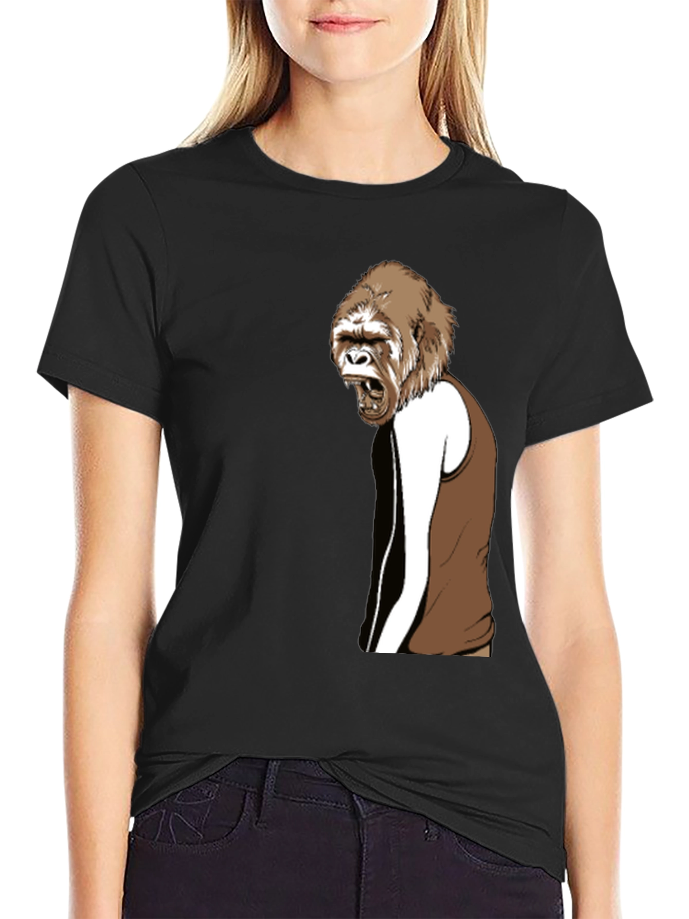 Gorilla Graphic Tee - Black T-Shirt