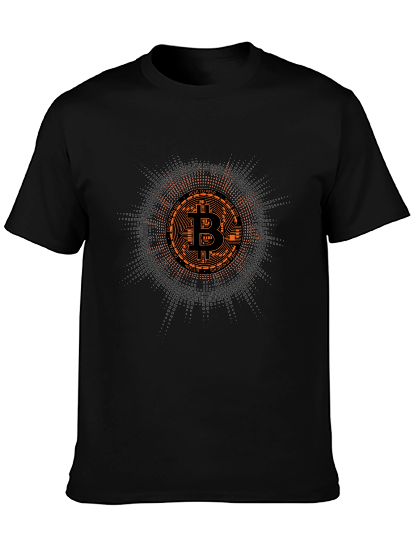 Bitcoin Crypto Currency Graphic Tee