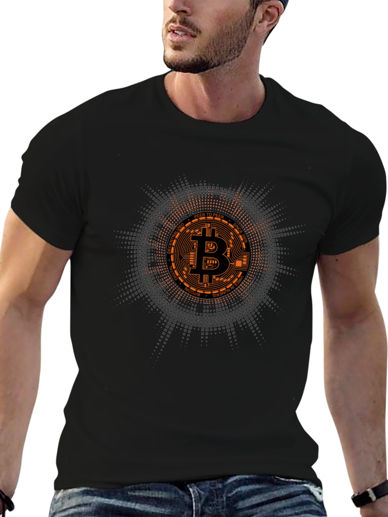 Bitcoin Crypto Currency Graphic Tee