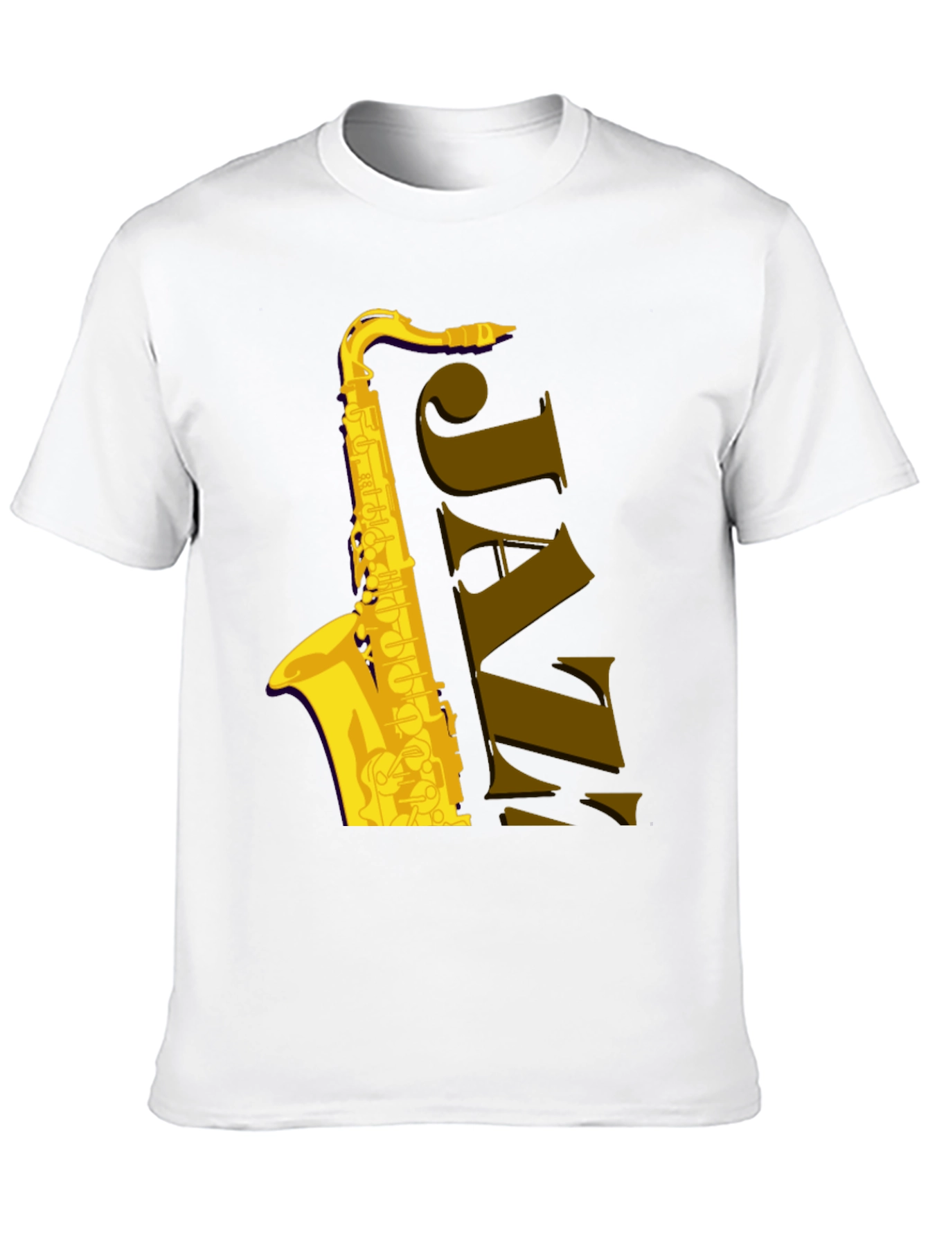 Jazz Saxophone T-Shirt - Musical Style Tee