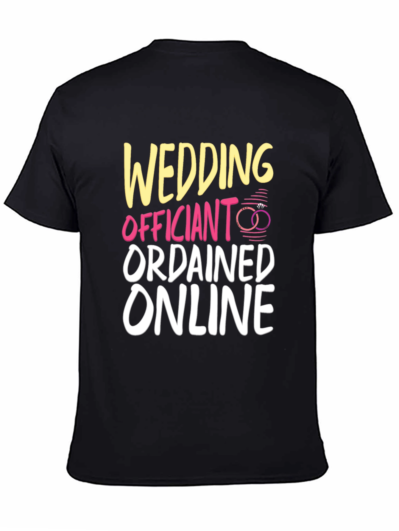 Wedding Officiant Ordained Online T-Shirt