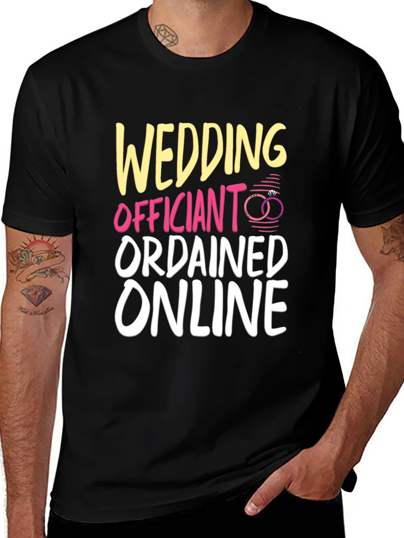Wedding Officiant Ordained Online T-Shirt