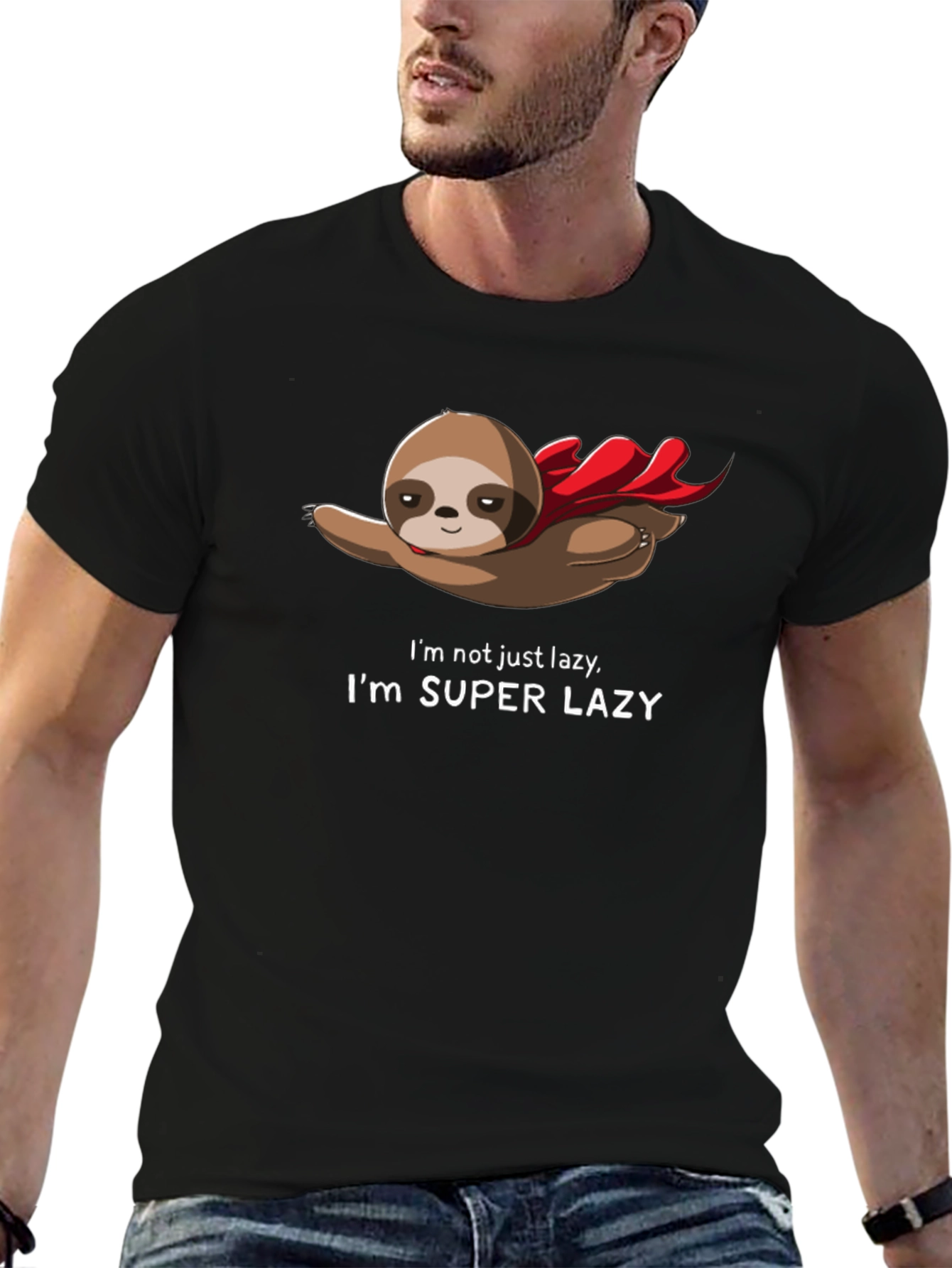 Super Lazy Sloth T-Shirt - Funny Animal Tee