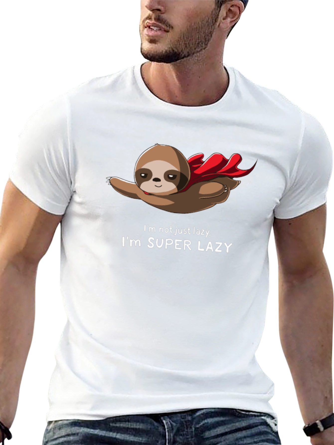 Super Lazy Sloth T-Shirt - Funny Animal Tee