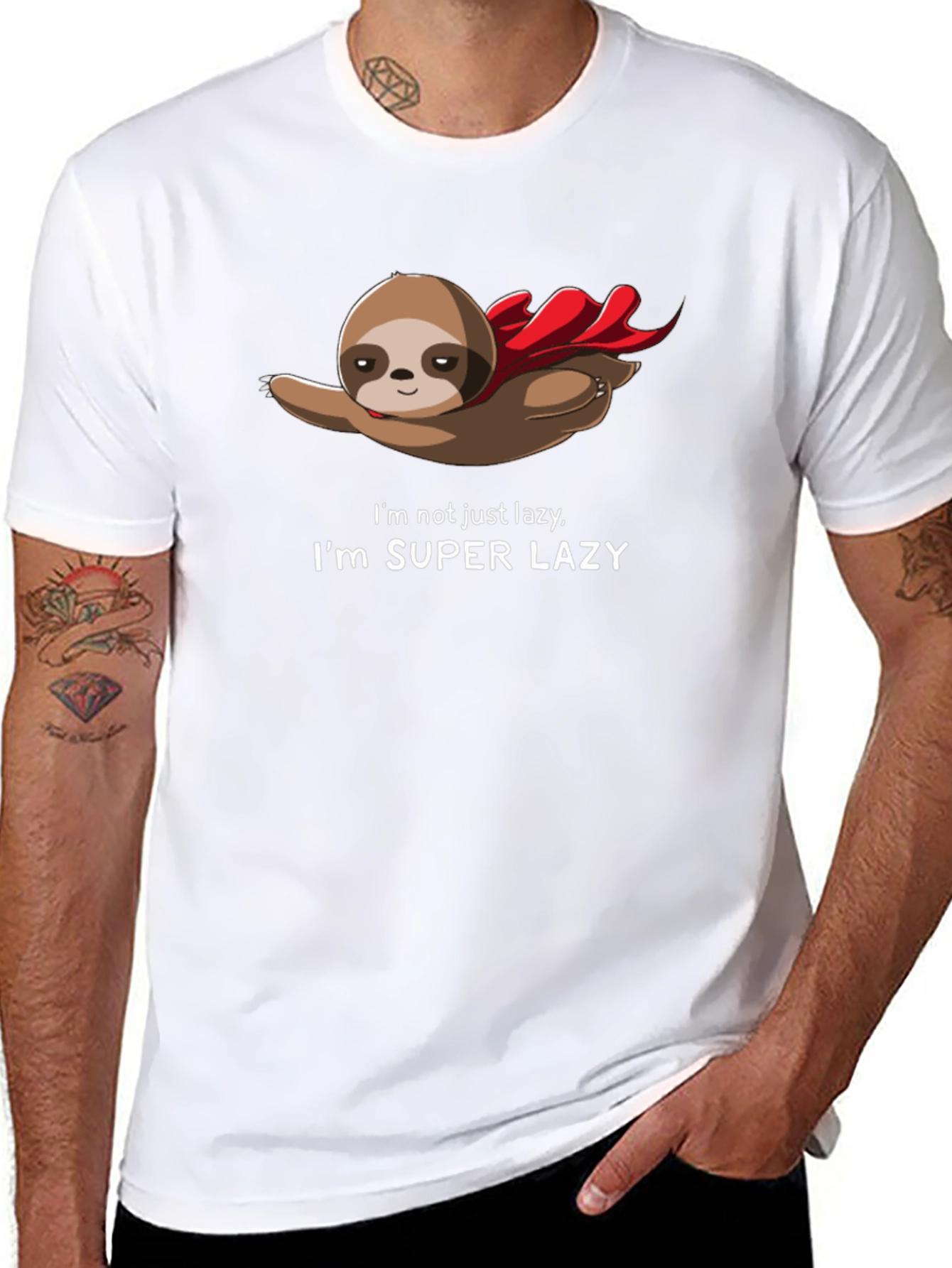 Super Lazy Sloth T-Shirt - Funny Animal Tee